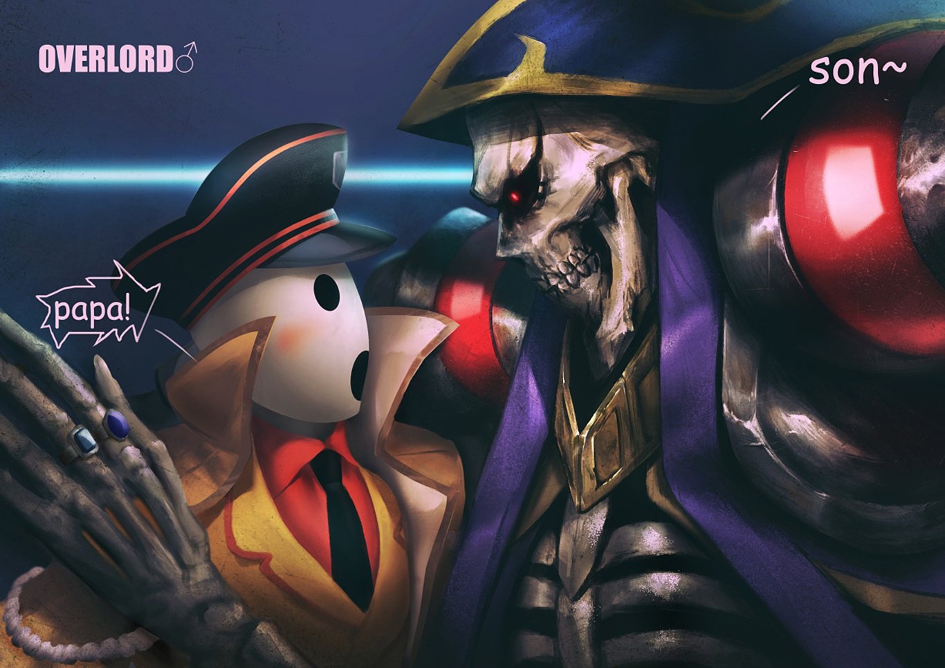 Overlord HD Wallpaper: Ainz Ooal Gown