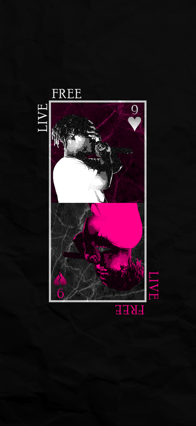 Juice Wrld wallpaper I made using my