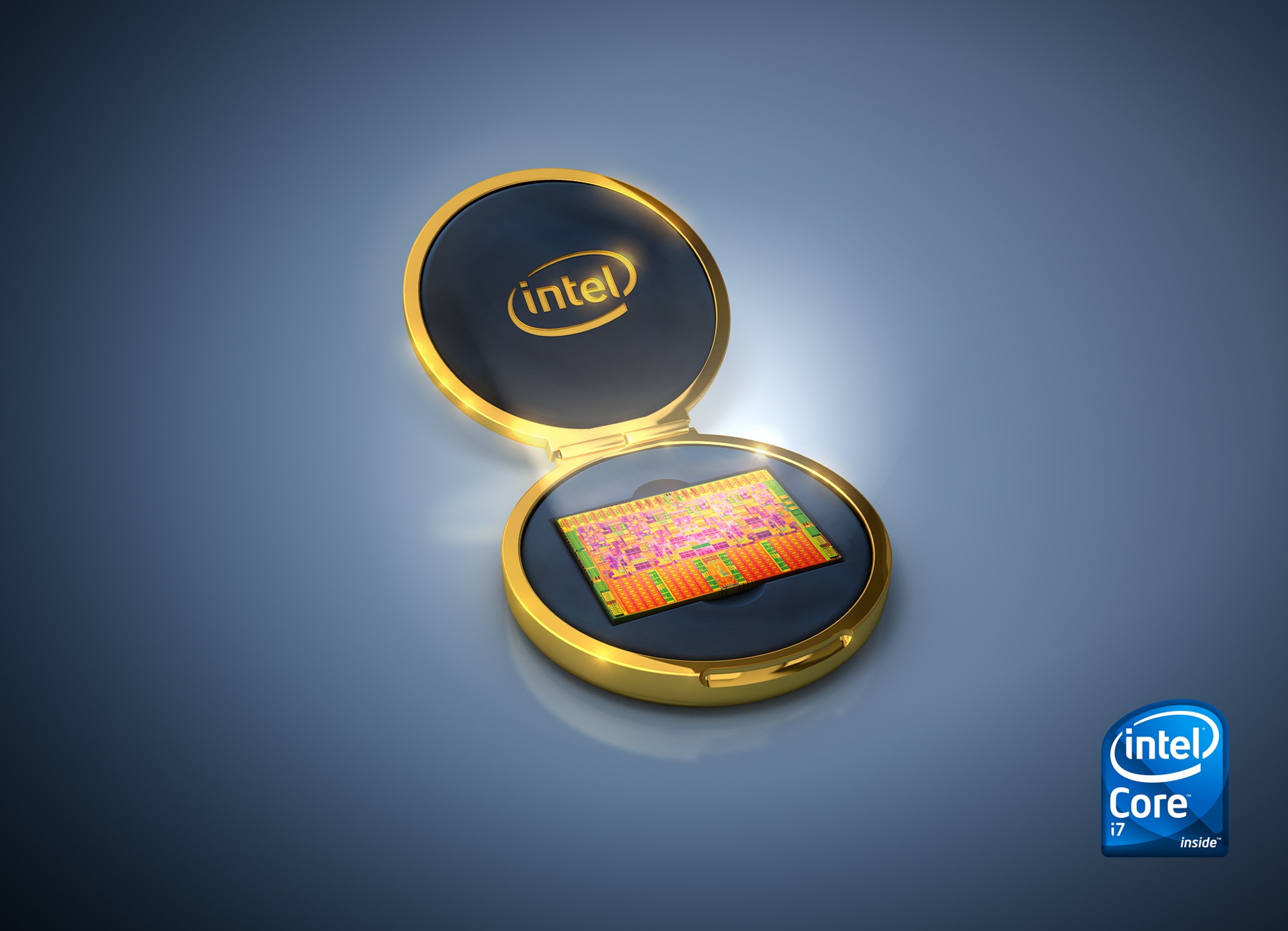 Wallpaper Core i7, Intel, Jewellery Box