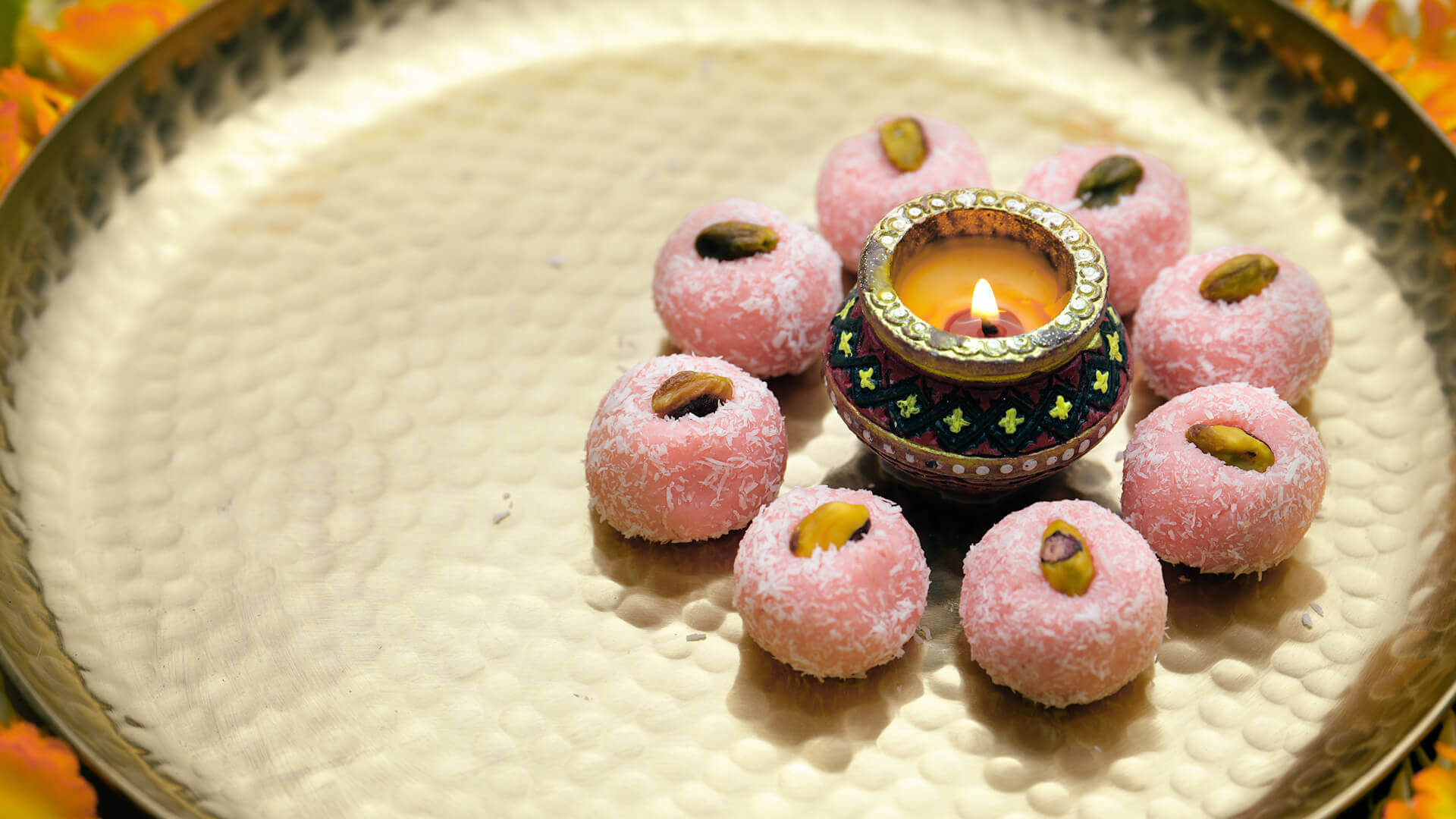 Rose Coconut Ladoo Recipe. How To Make