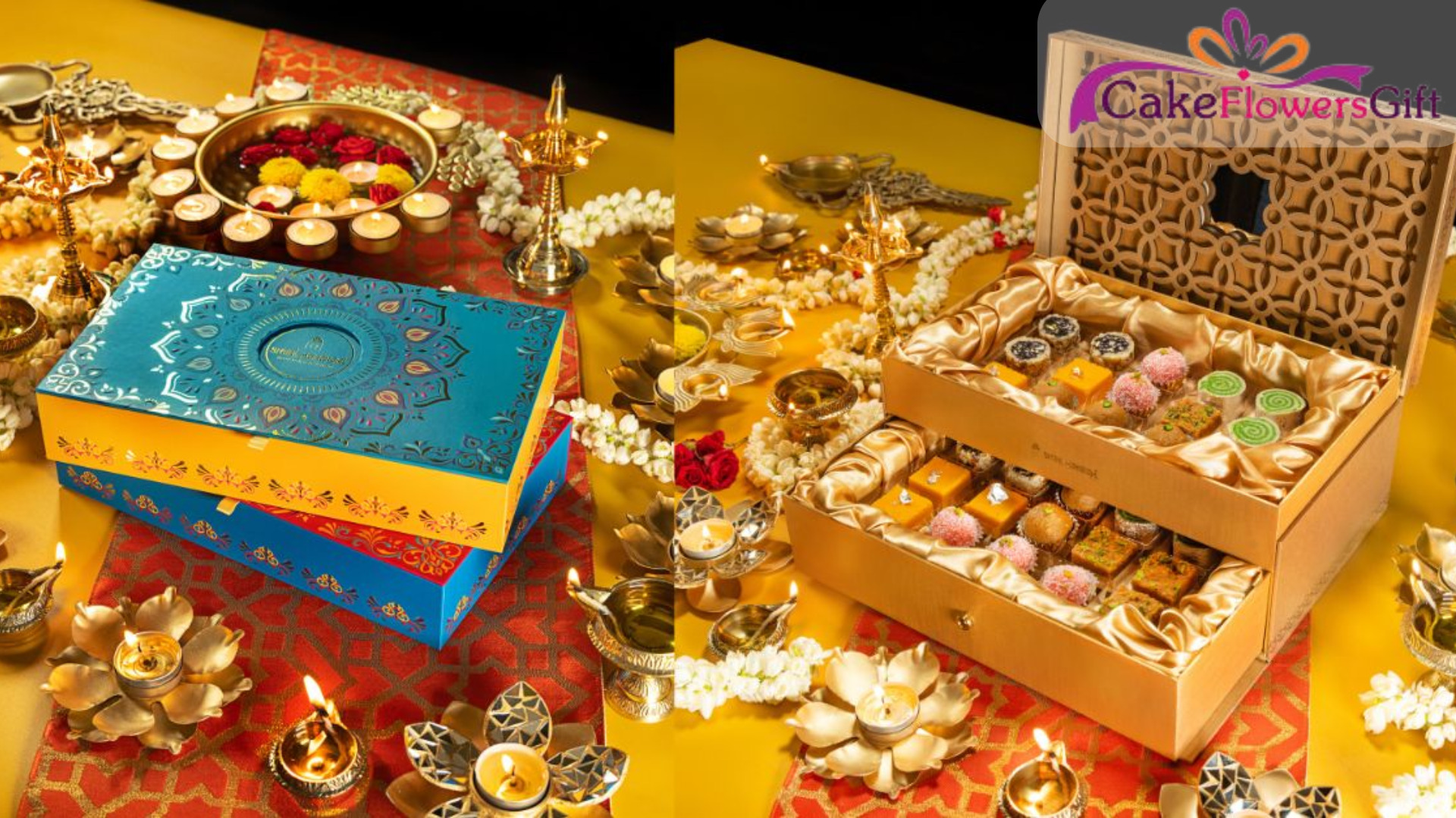 Beautifully Curated Diwali Sweet Boxes