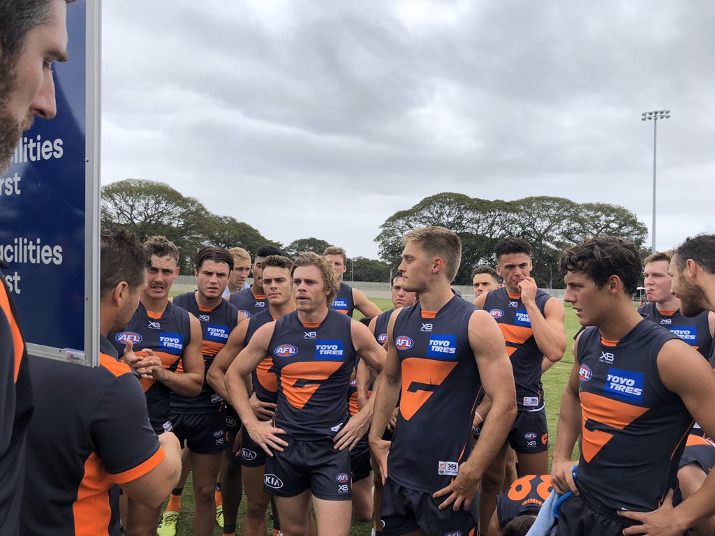 GWS GIANTS quarter to go at