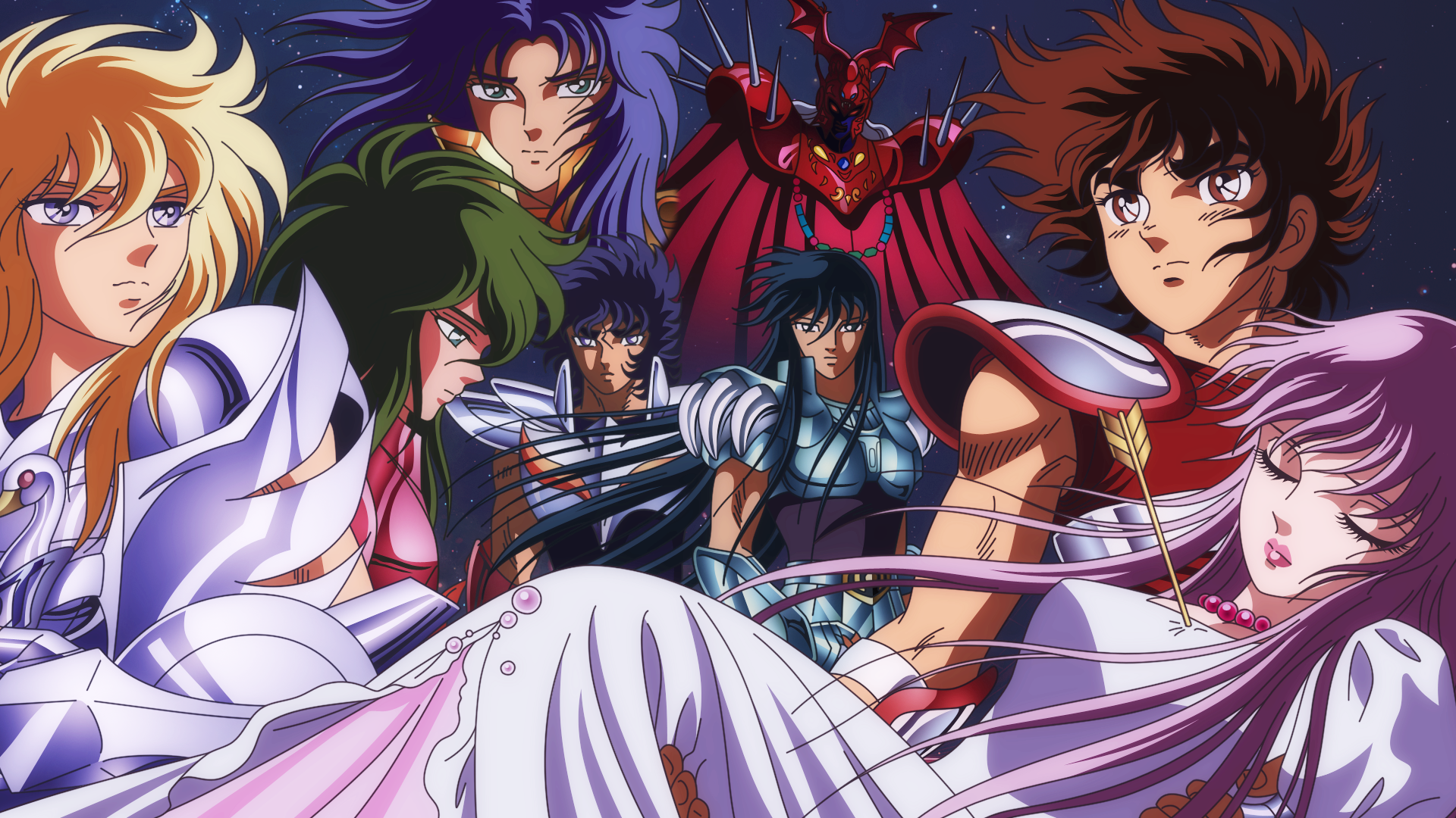 Saint Seiya HD Wallpaper: Warriors