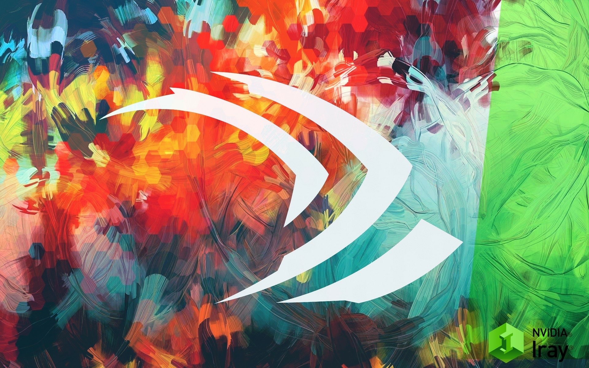 Vibrant Nvidia HD Wallpaper: A Fusion