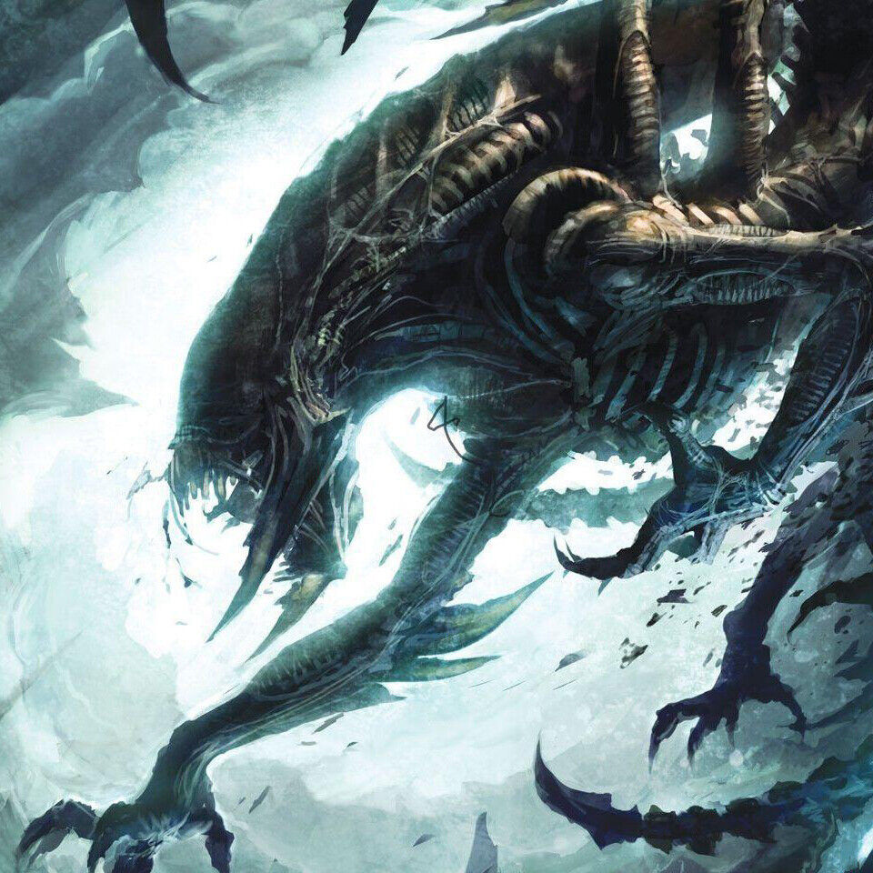 Queen Alien Xenomorph Poster Wall Art