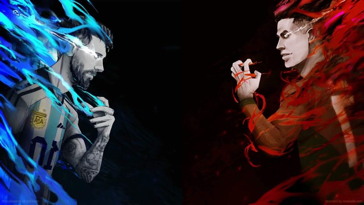 Messi VS Ronaldo Live Wallpaper For PC