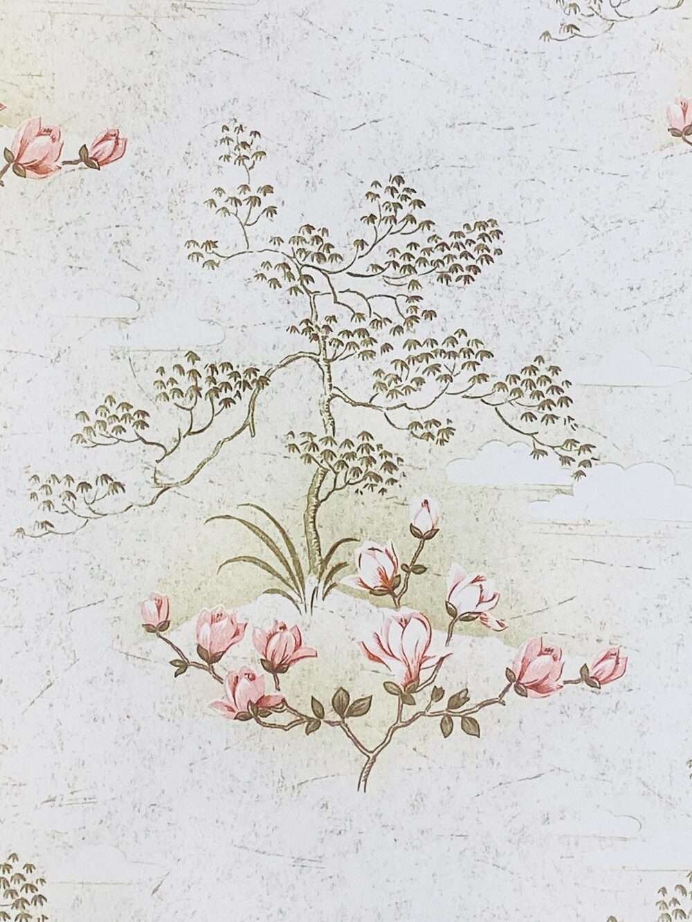Vintage cherry tree wallpaper
