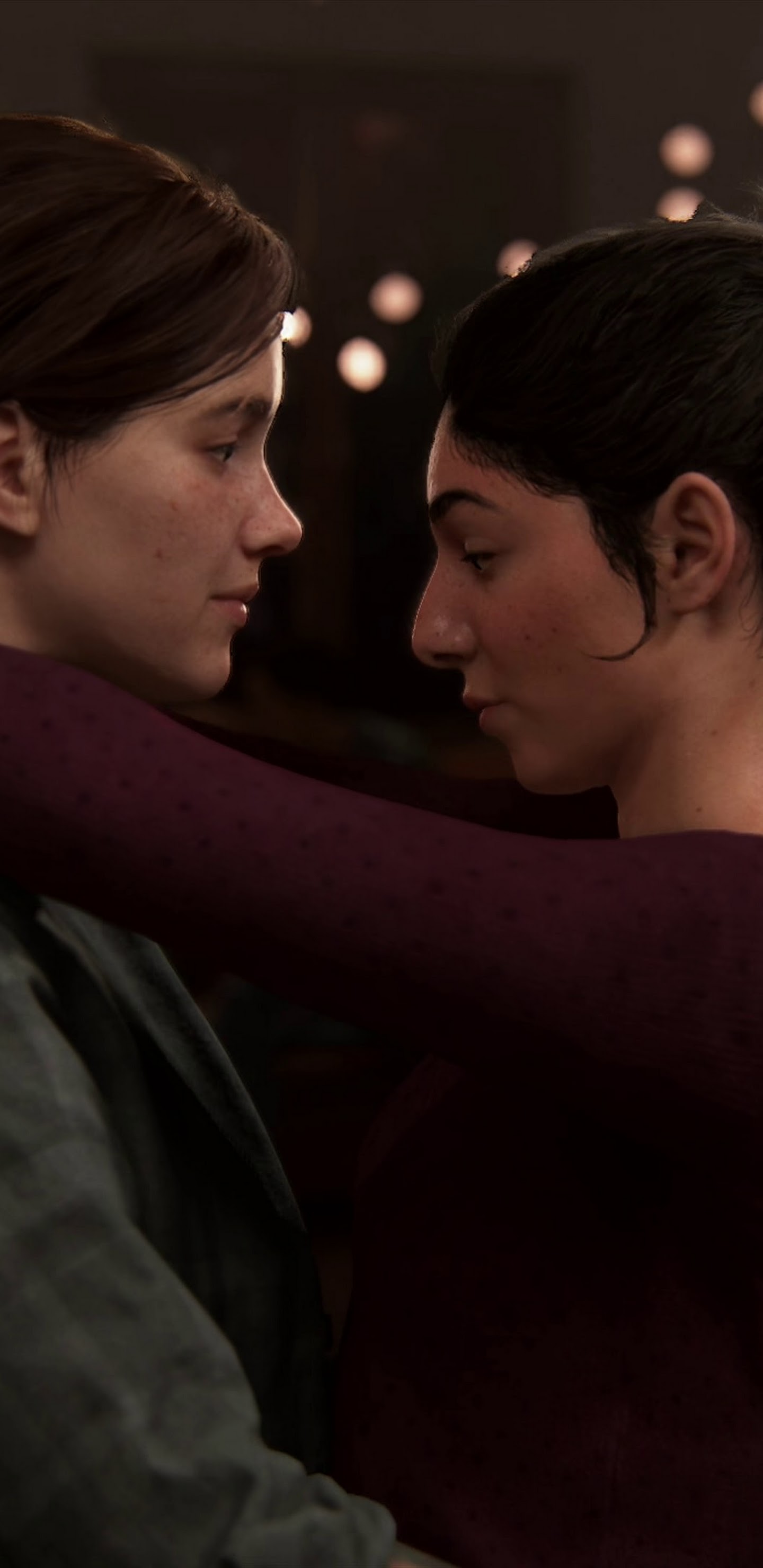 Ellie and Dina 4K Wallpaper
