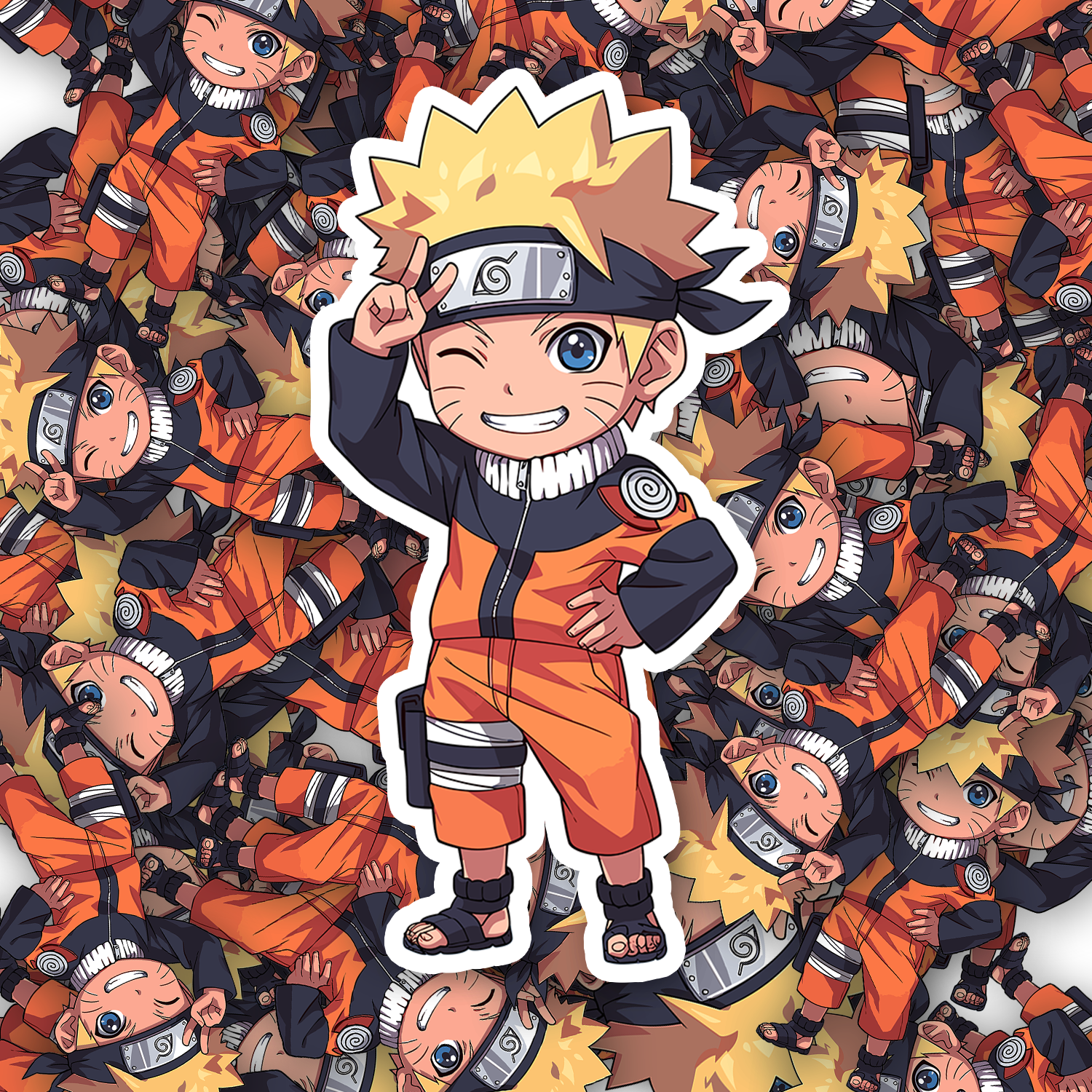 Chibi Naruto Sticker & Free