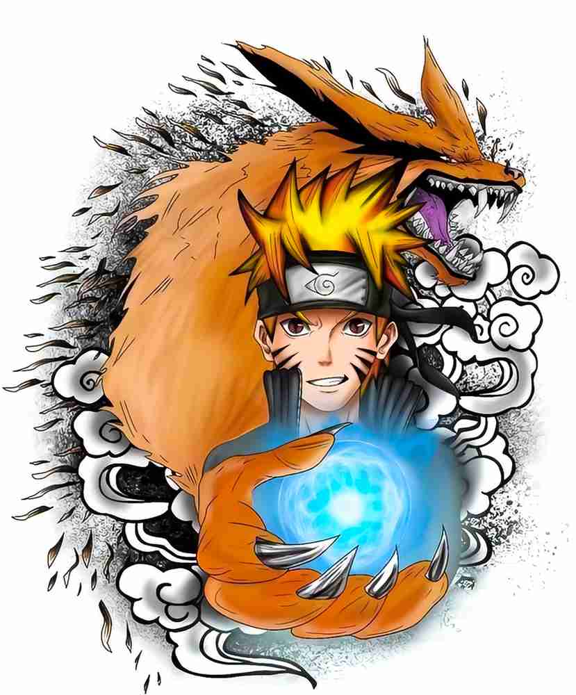 Naruto powerball rasengan wall poster