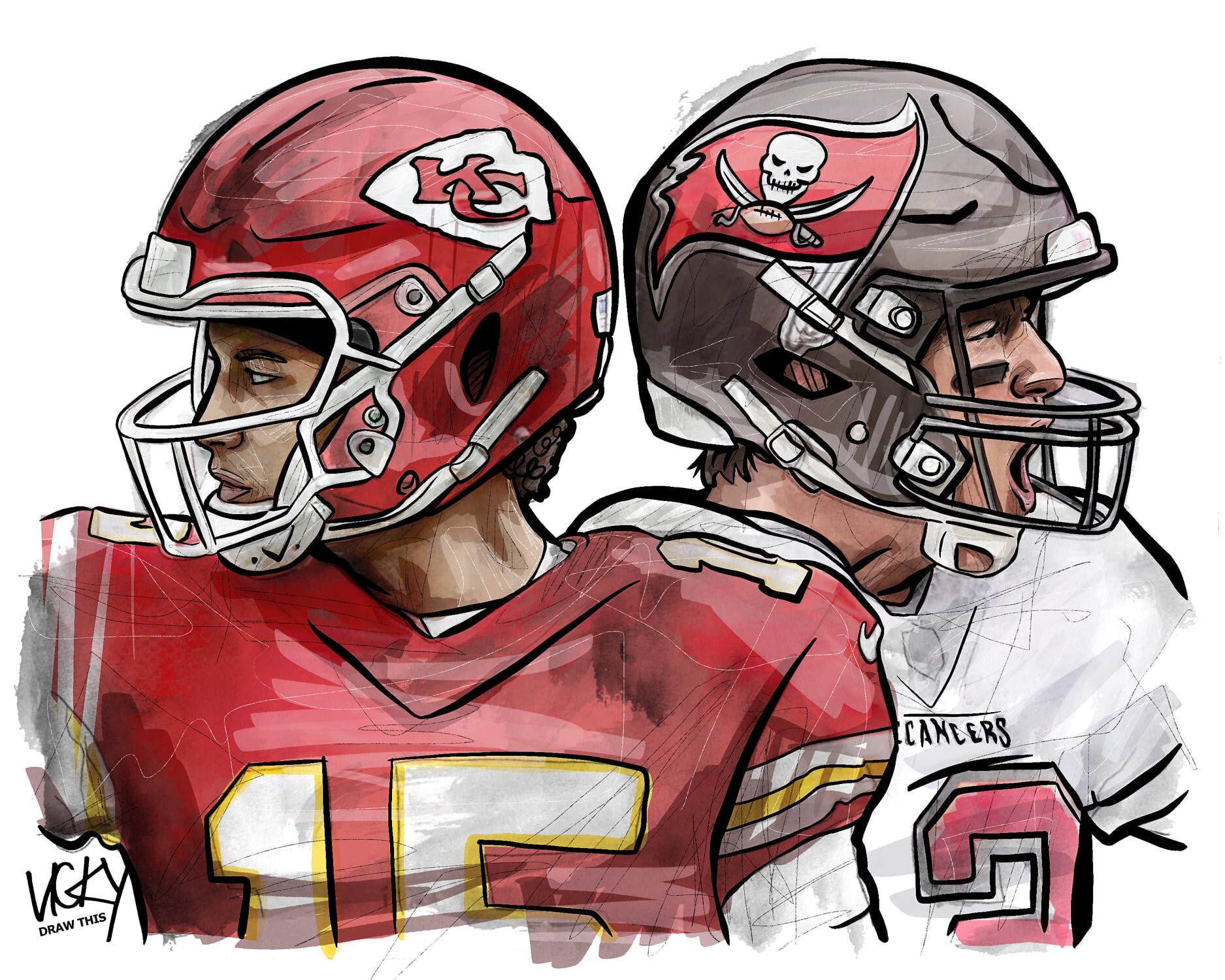 Patrick Mahomes x Tom Brady