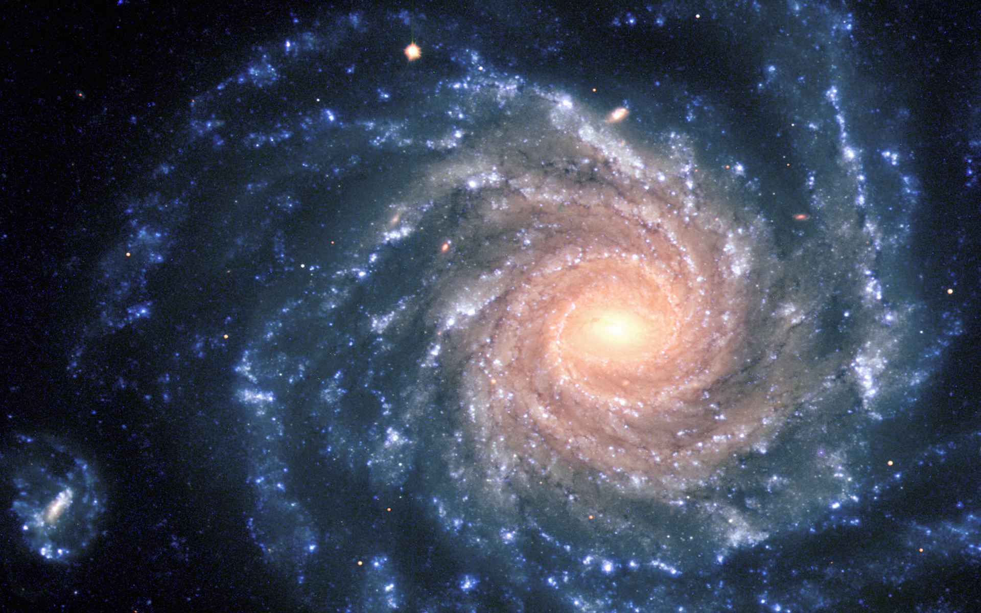 Spiral Galaxy NGC 1232 Space Wallpaper