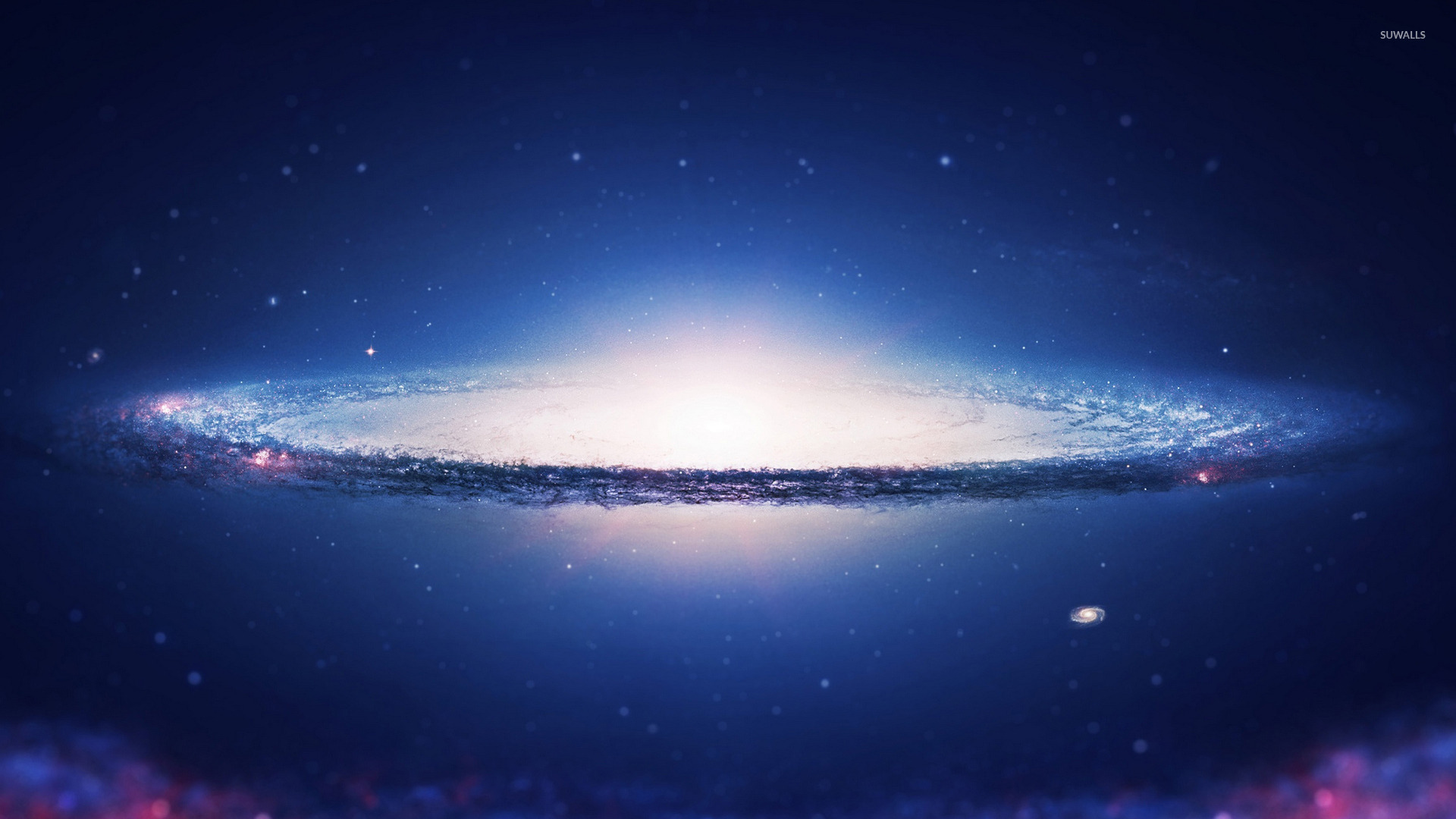 Spiral galaxy wallpaper