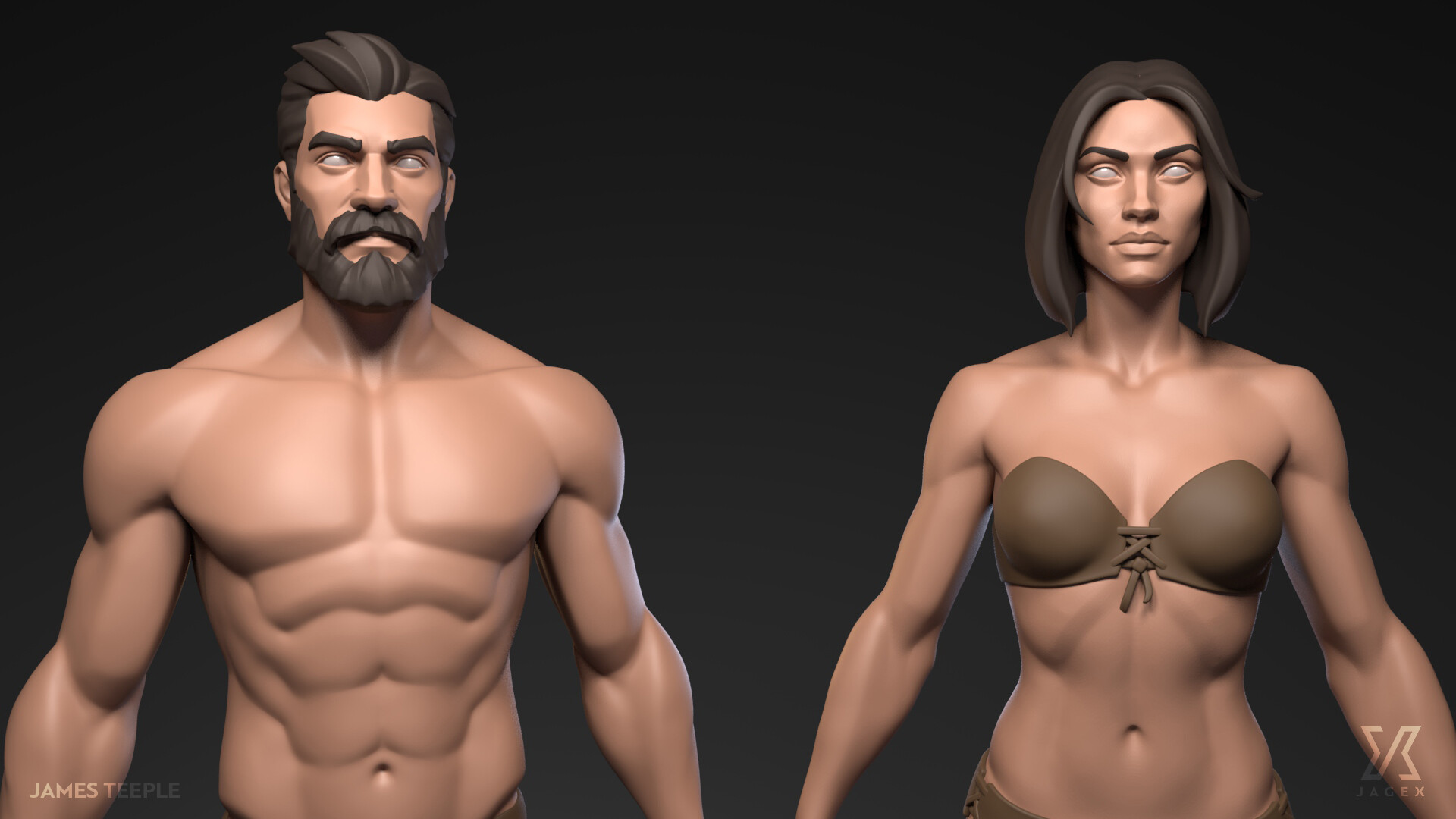 Stylized Human Base Meshes