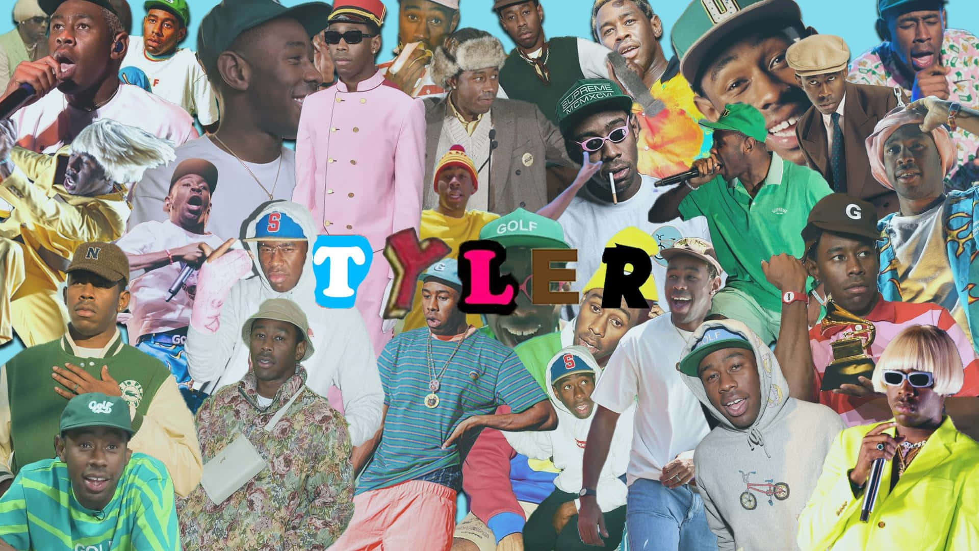 Creator Collage Aesthetic Wallpaper