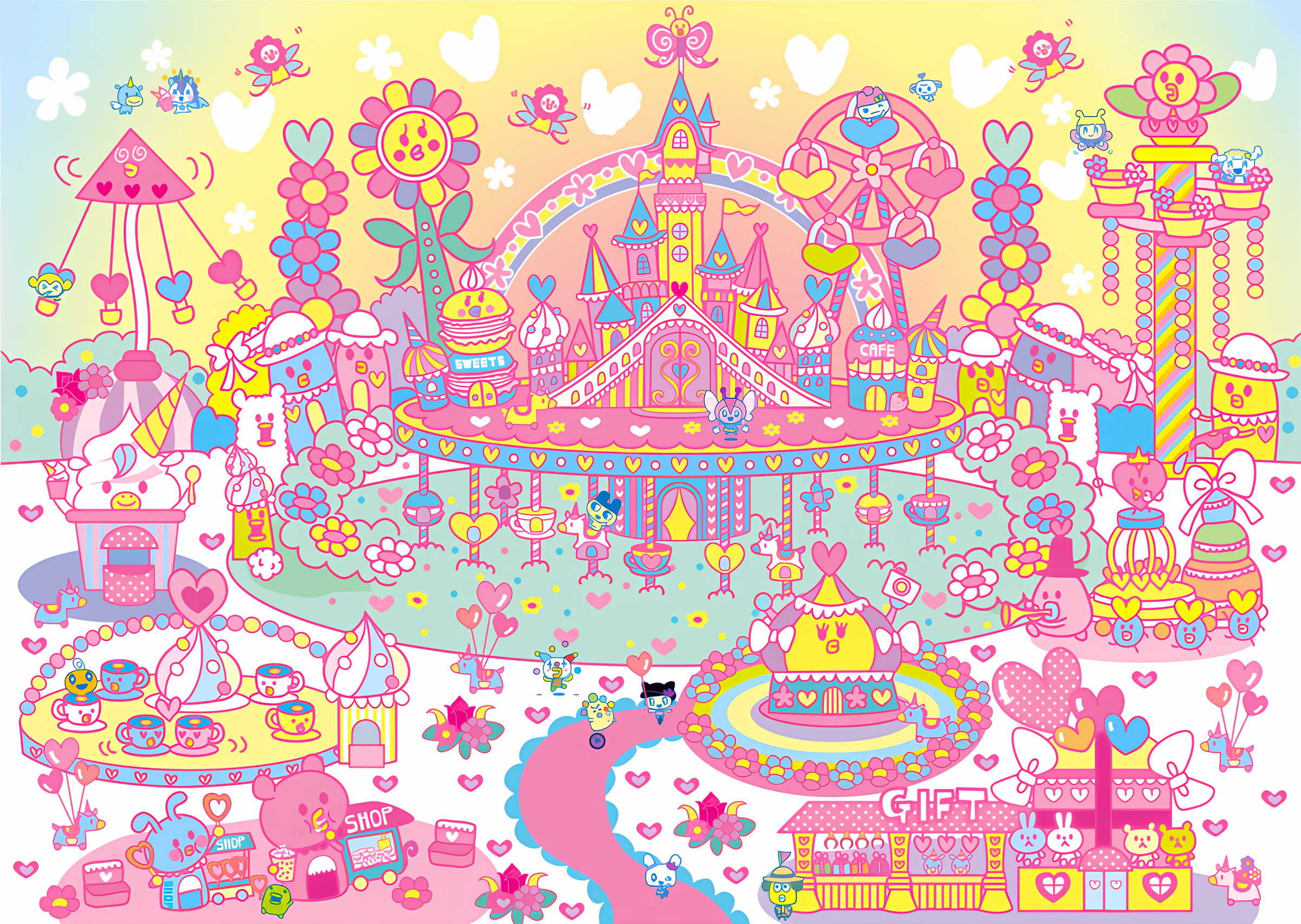 Cute Pink Tamagotchi Fairy Land