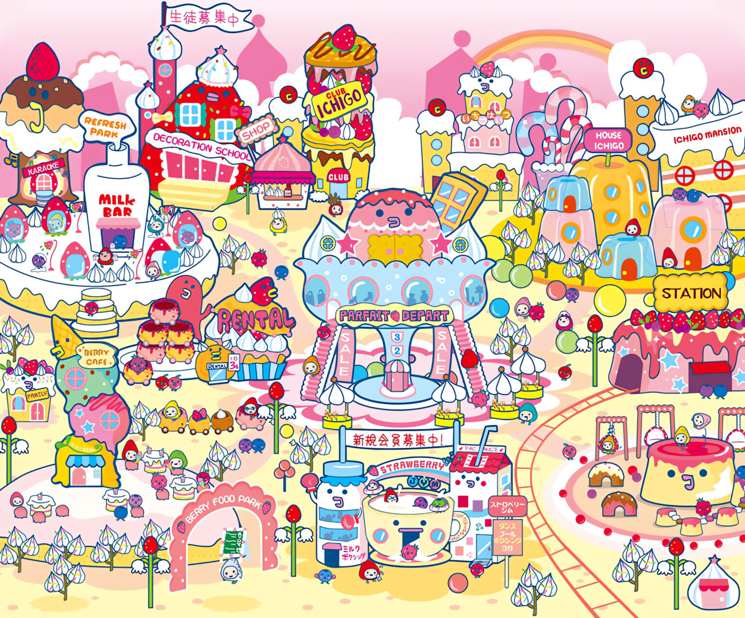 Cute Tamagotchi Berry Town Virtual