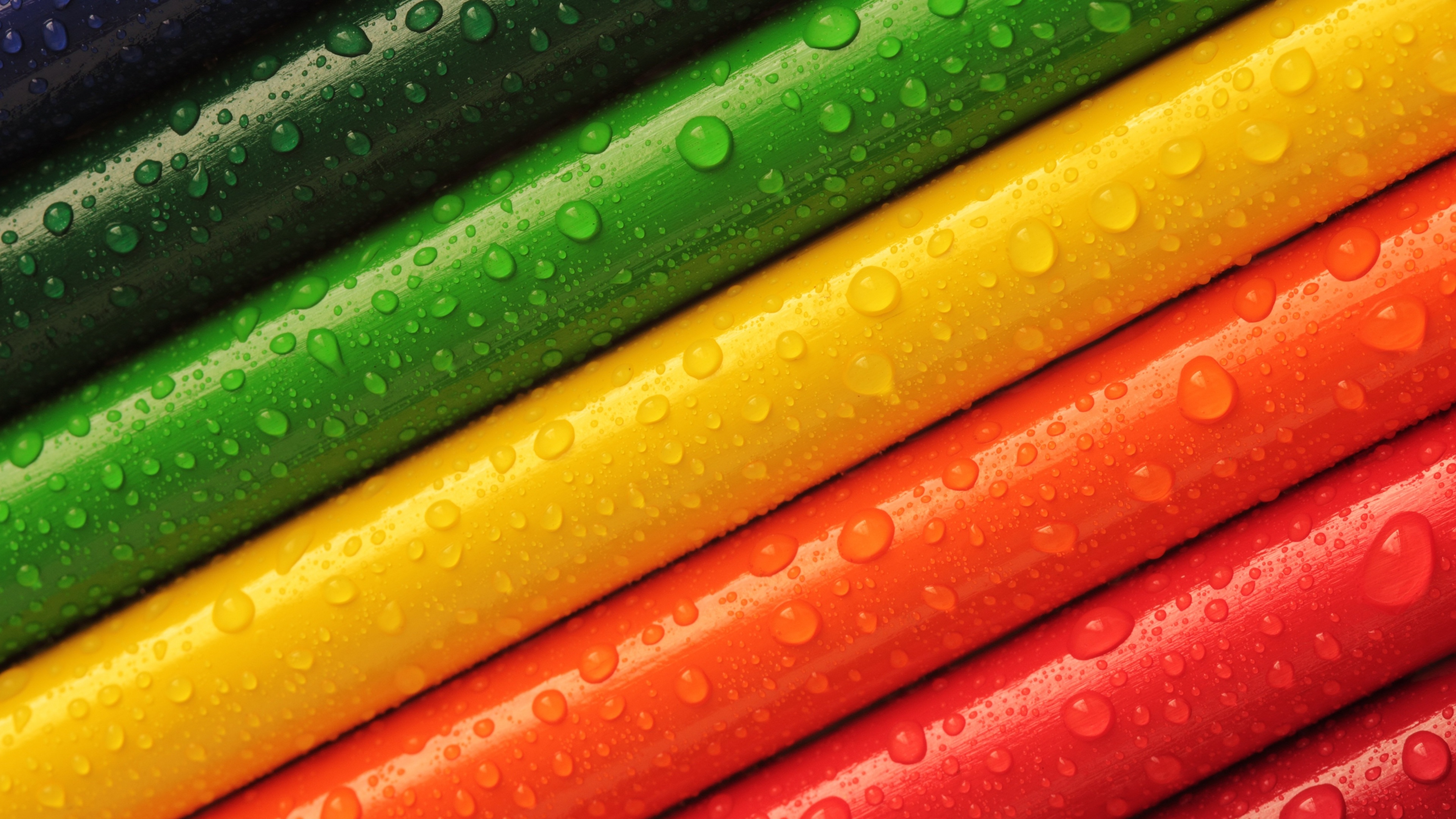 Crayons Wallpaper 4K, Pencils