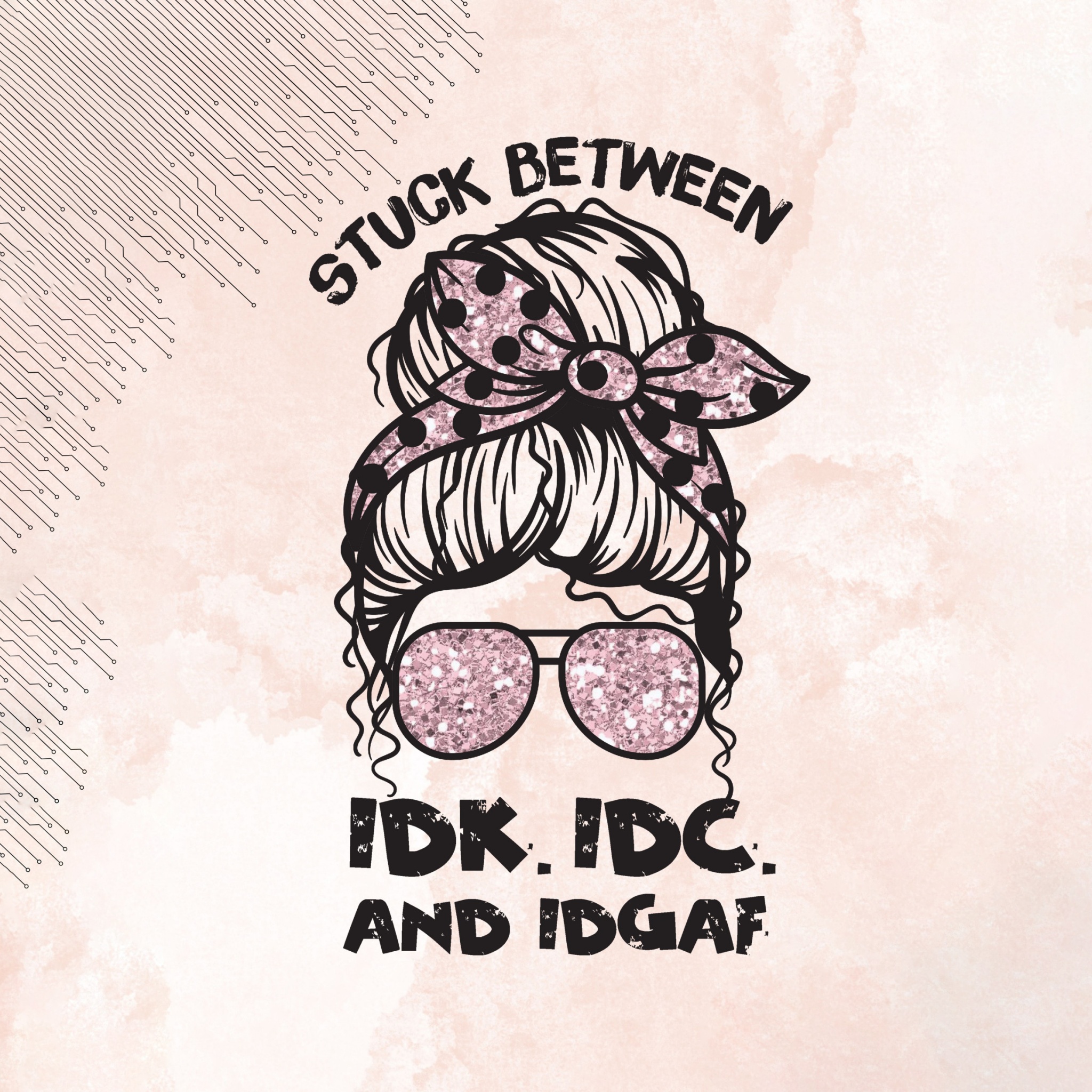 Girly background, Baddie quotes