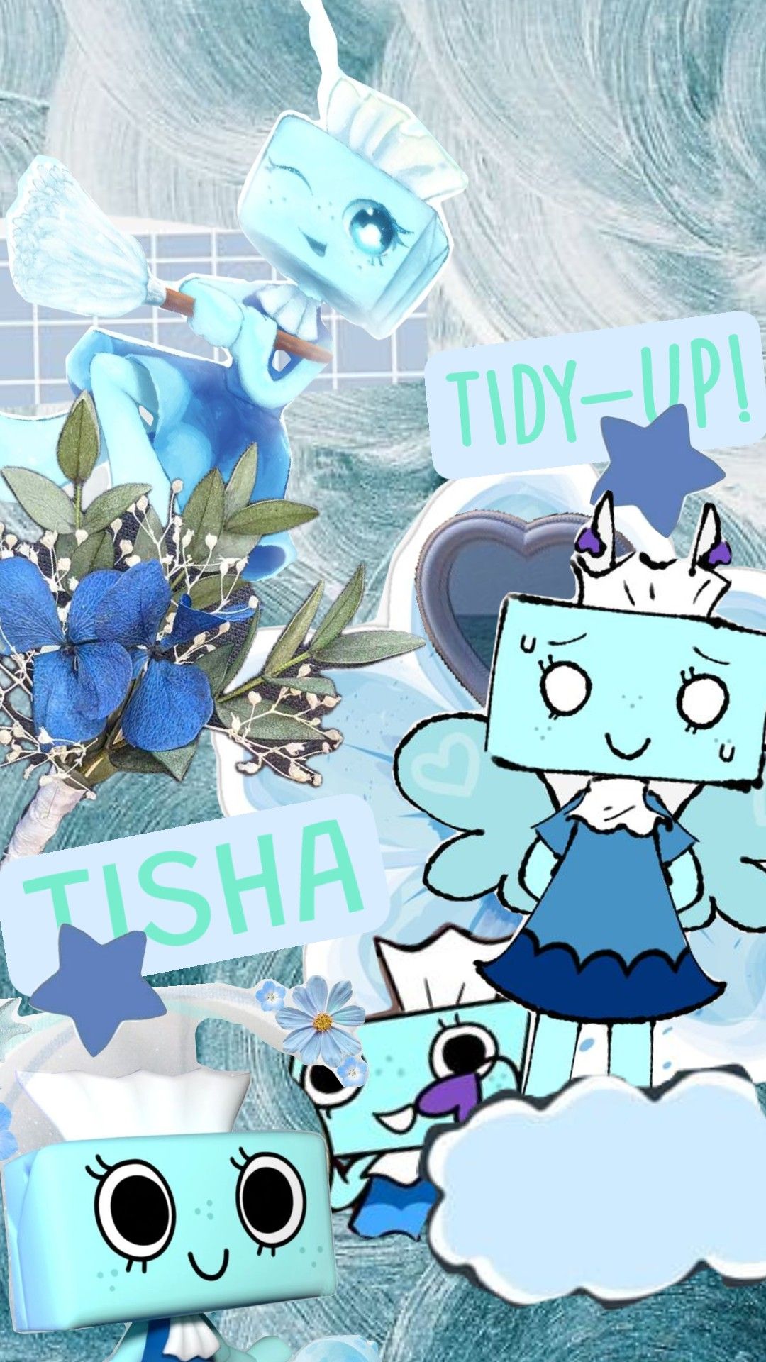 Dandy's World Tisha Wallpaper! Made