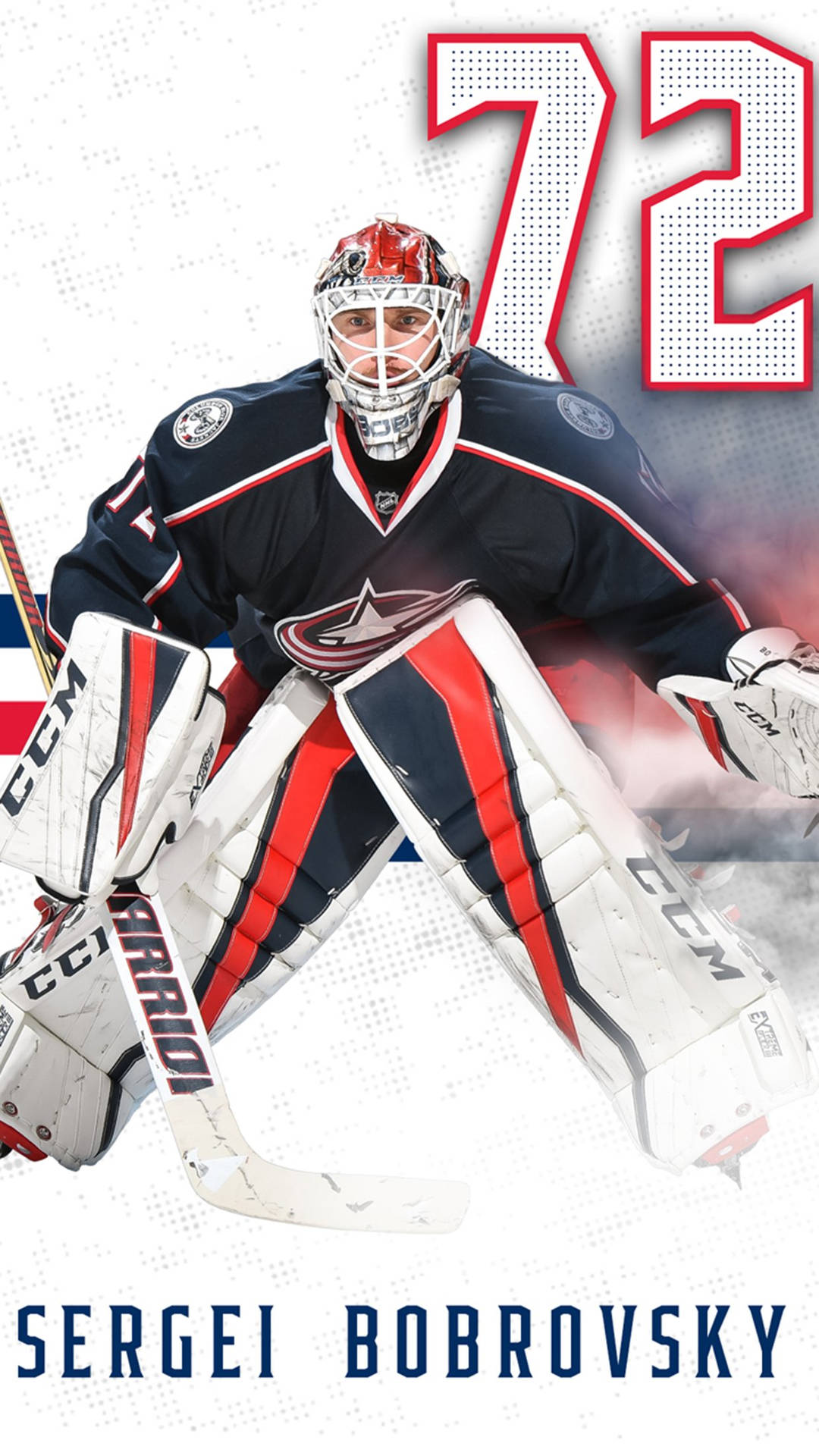 No. 72 Jersey Sergei Bobrovsky