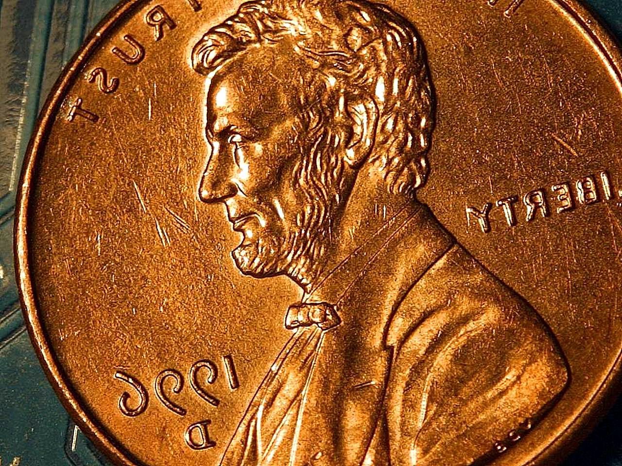 Penny cents copper Lincoln coin