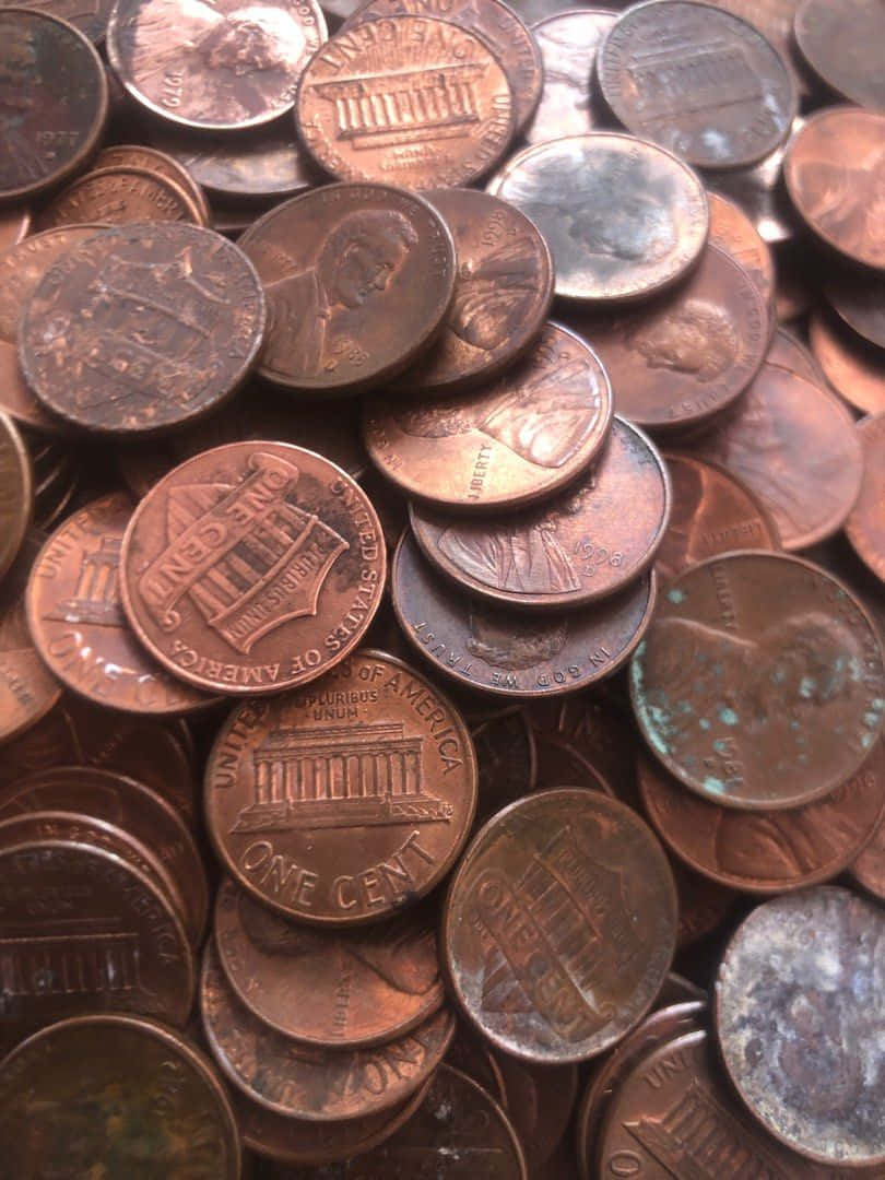 Download Vintage Coin Cents Wallpaper