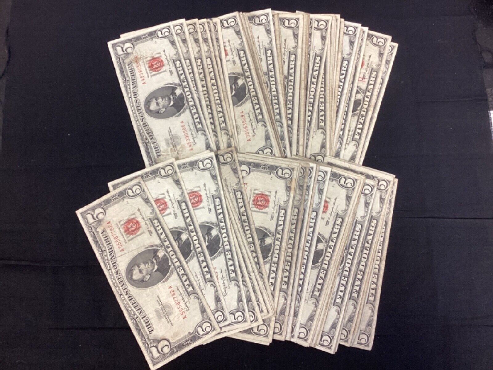 Five Dollar $5 Bill Red Seal