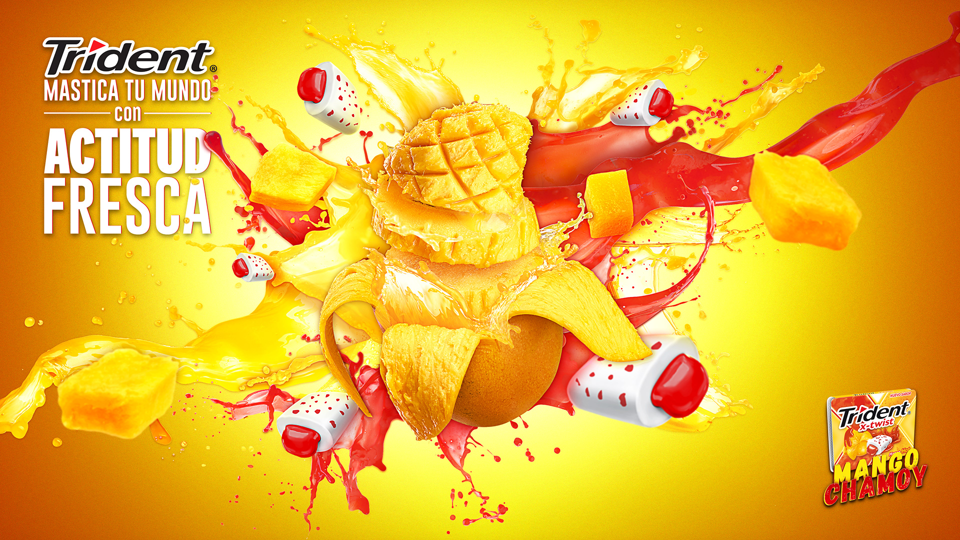 TRIDENT MANGO CHAMOY. Image