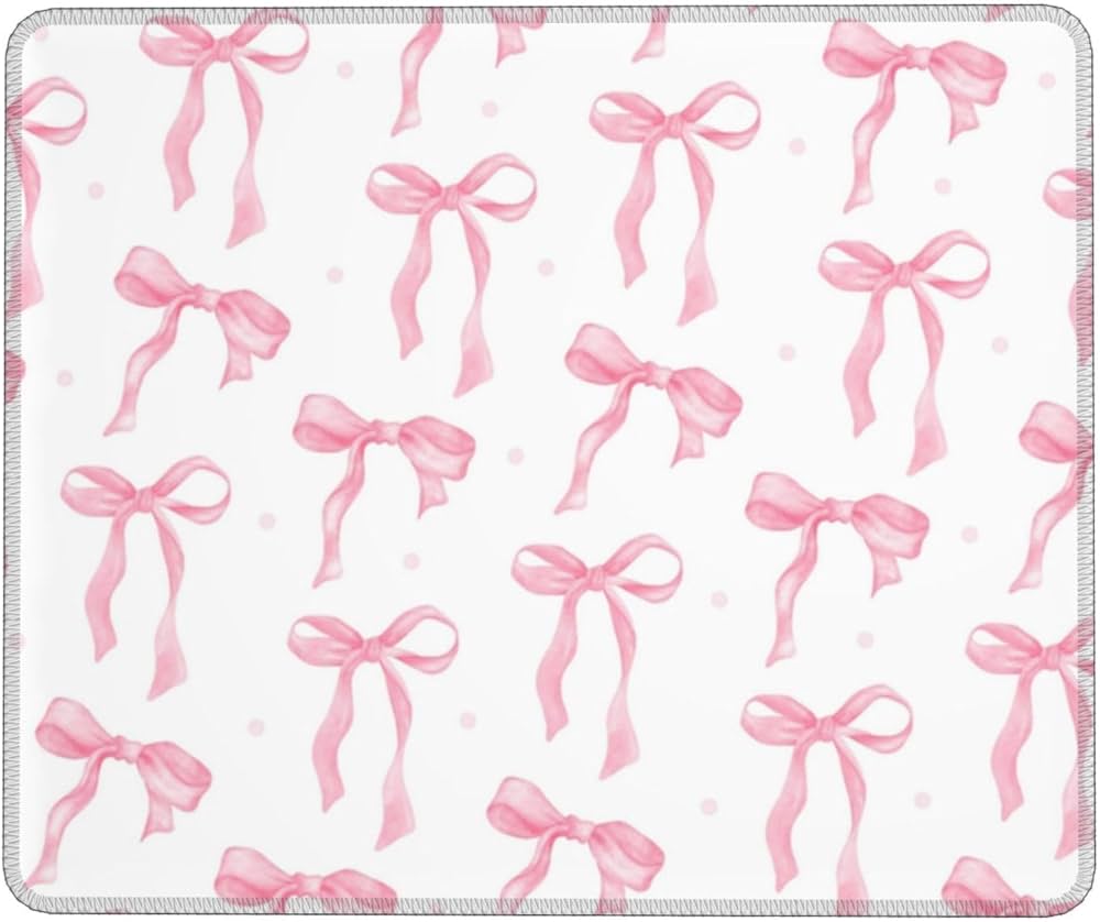 Cute Kawaii Mouse Pad Pink Bows Mouse