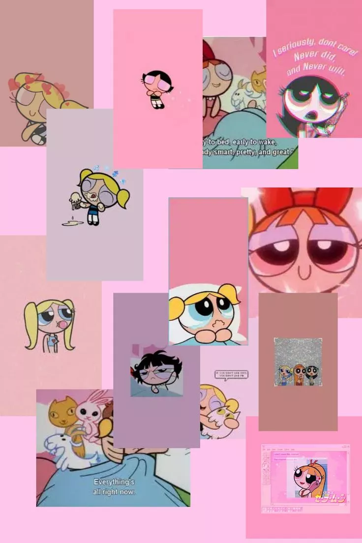 Powerpuff girls aesthetic wallpaper