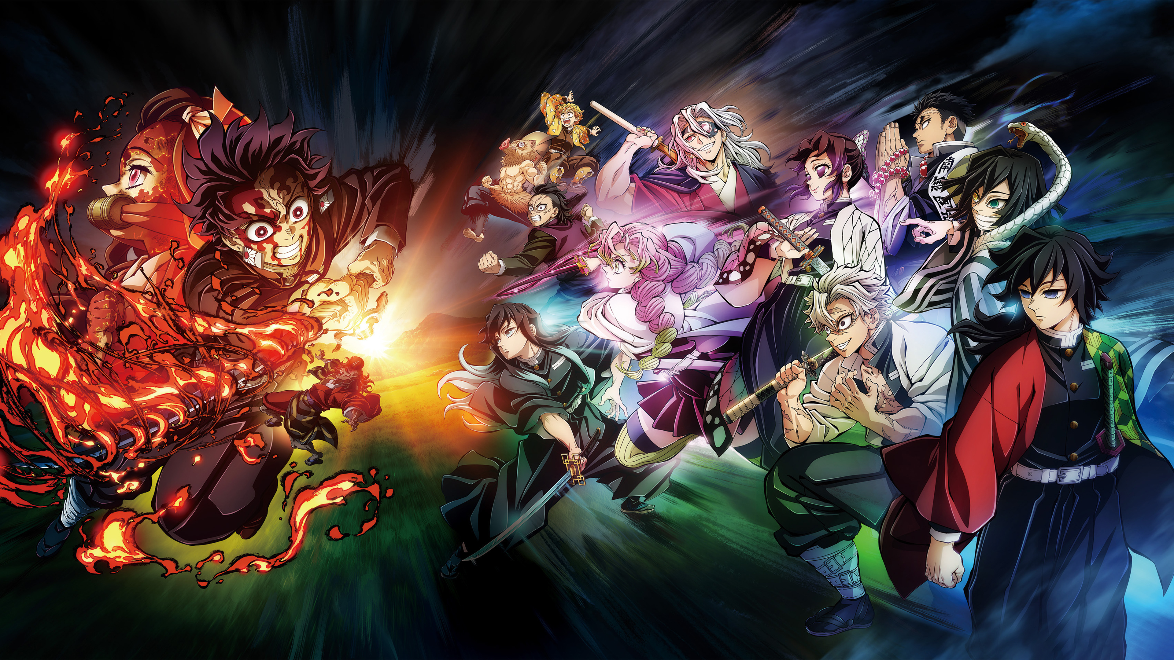 Demon Slayer: Kimetsu No Yaiba the Hashira Training 4K Wallpaper