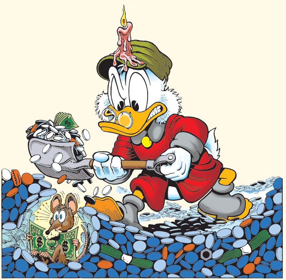 Don Rosa 4: Roope valtaa valokiilan