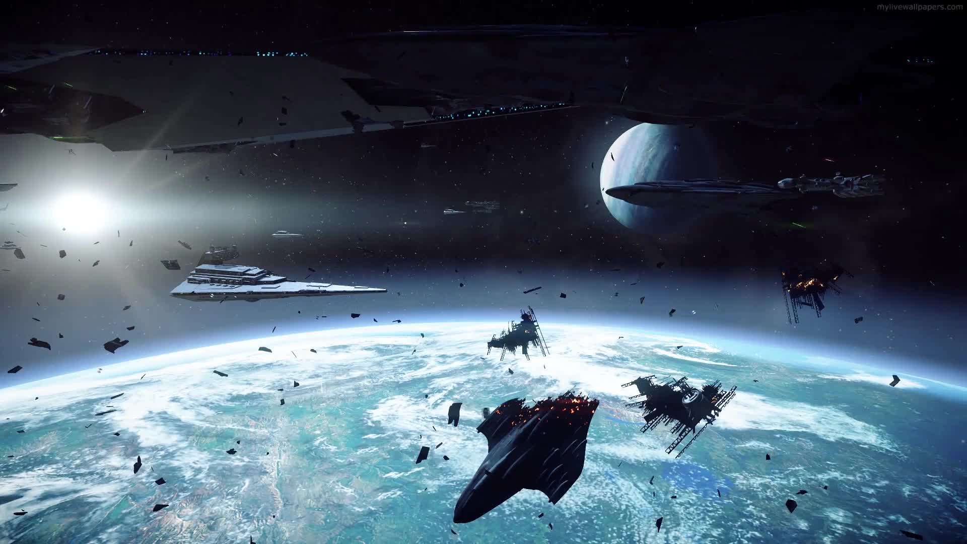PC Death Star Space Live Wallpaper