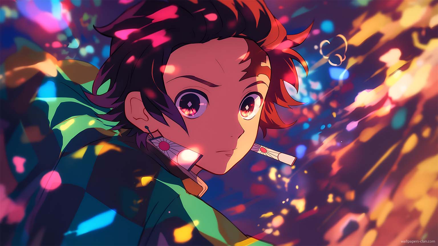 Free Tanjiro Demon Slayer Colorful