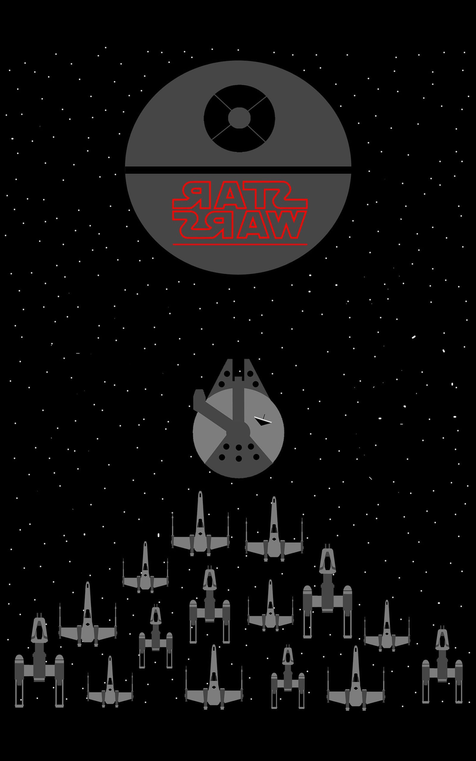 Star Wars, Millennium Falcon, X wing, Y