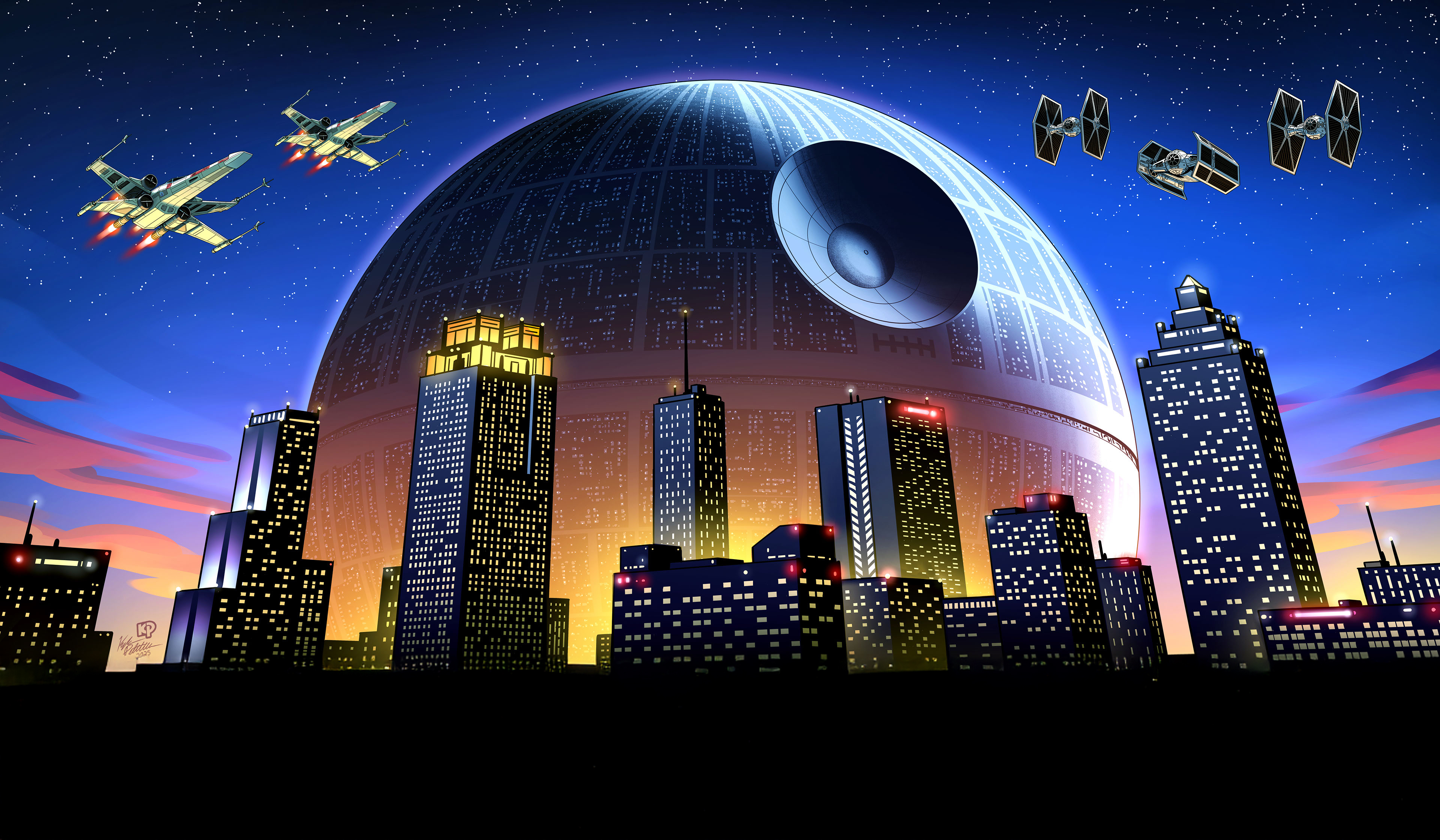 Urban Eclipse 1440P Resolution