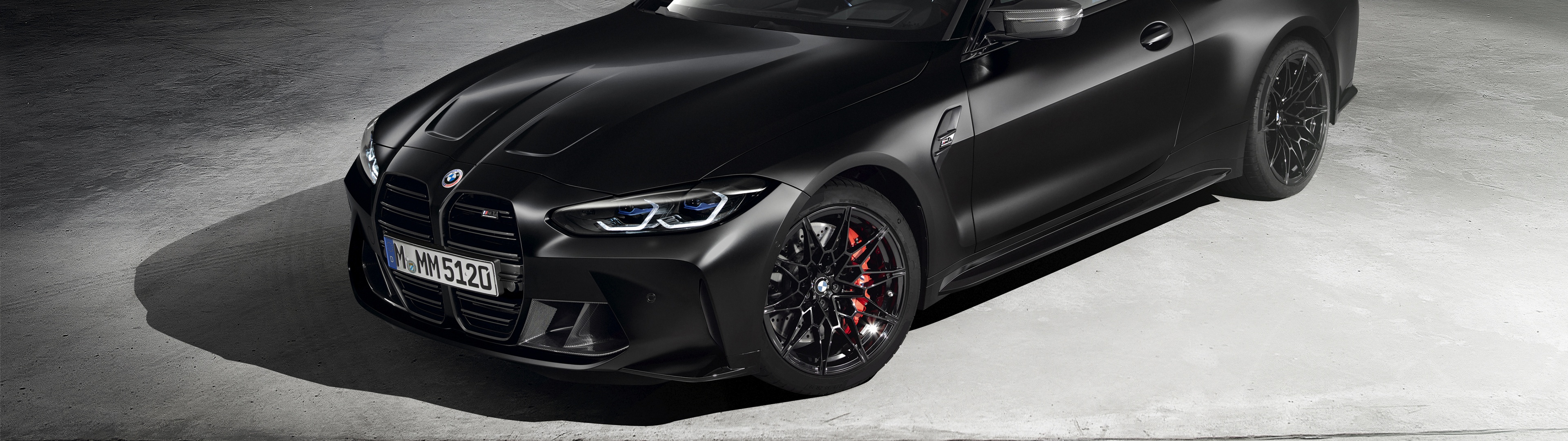 BMW M4 Competition Wallpaper 4K, Black