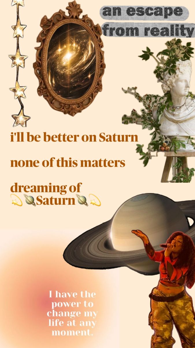 sza saturn aesthetic