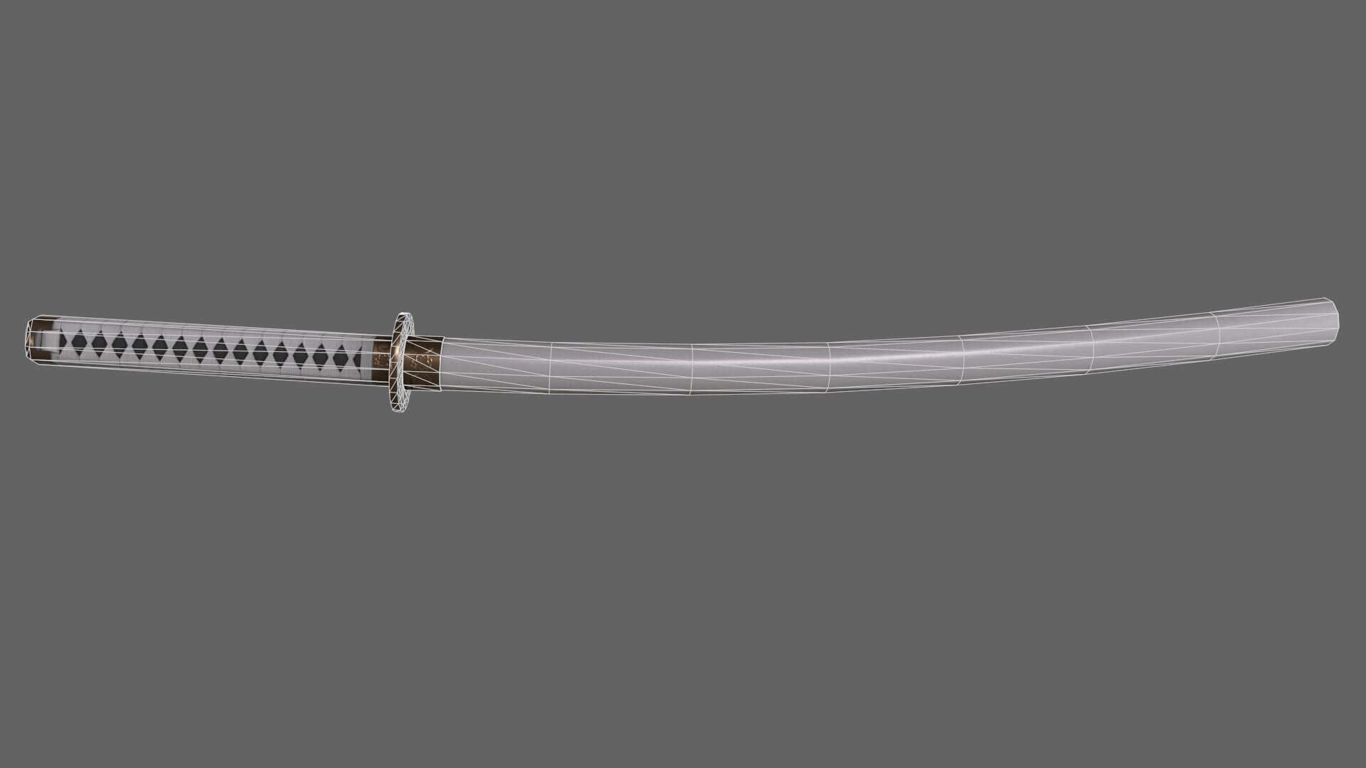 Katana Japanese Sword (White) Ver.2