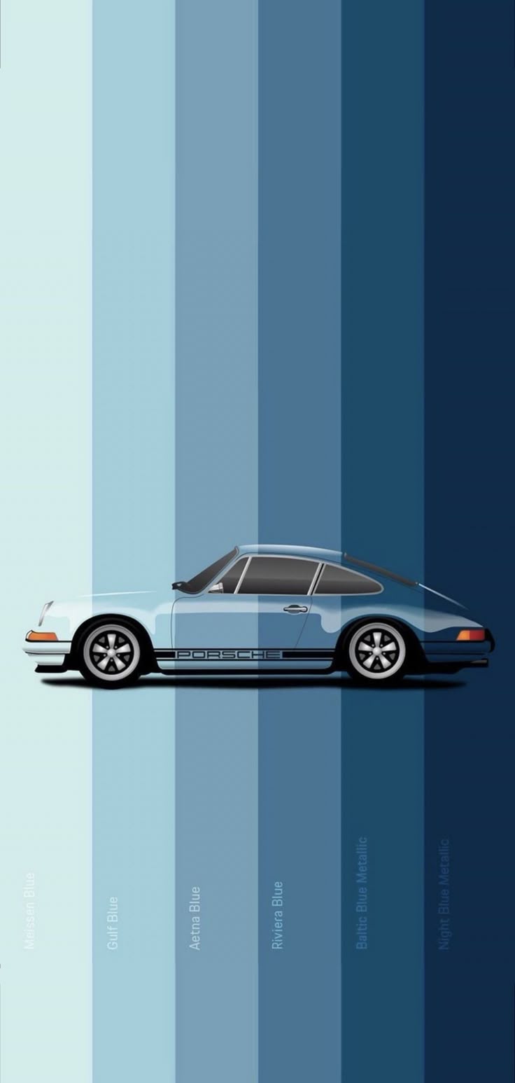 Striped Porsche Turbo S Car Wallpaper