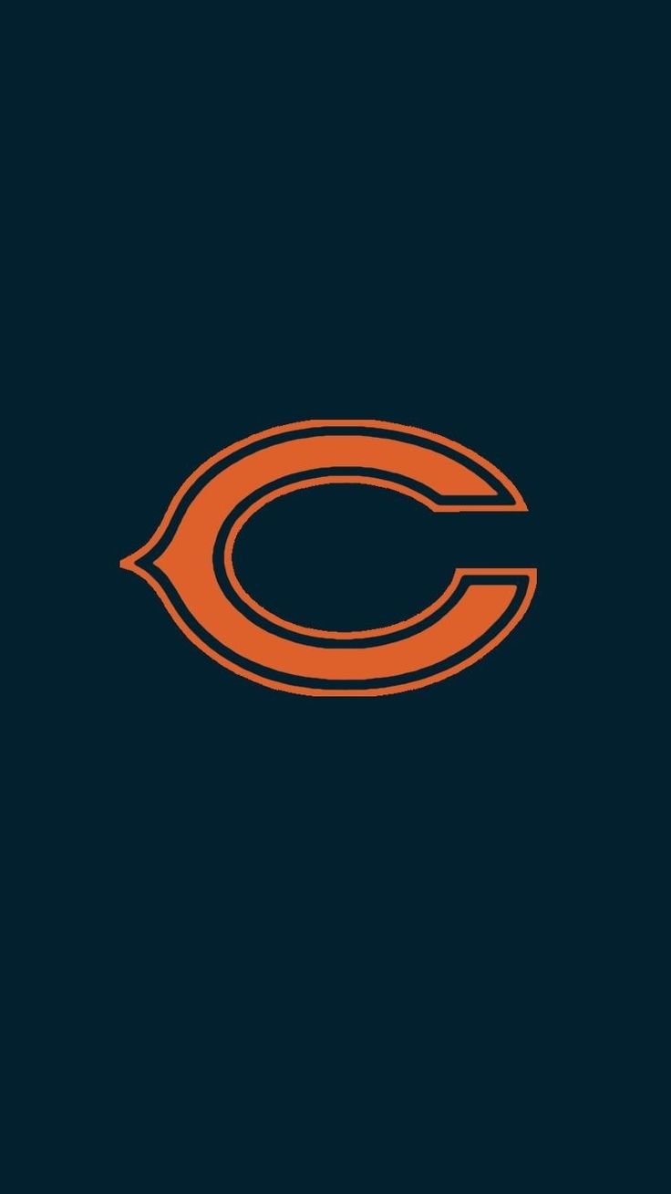 Chicago Bears Logo on Black Background