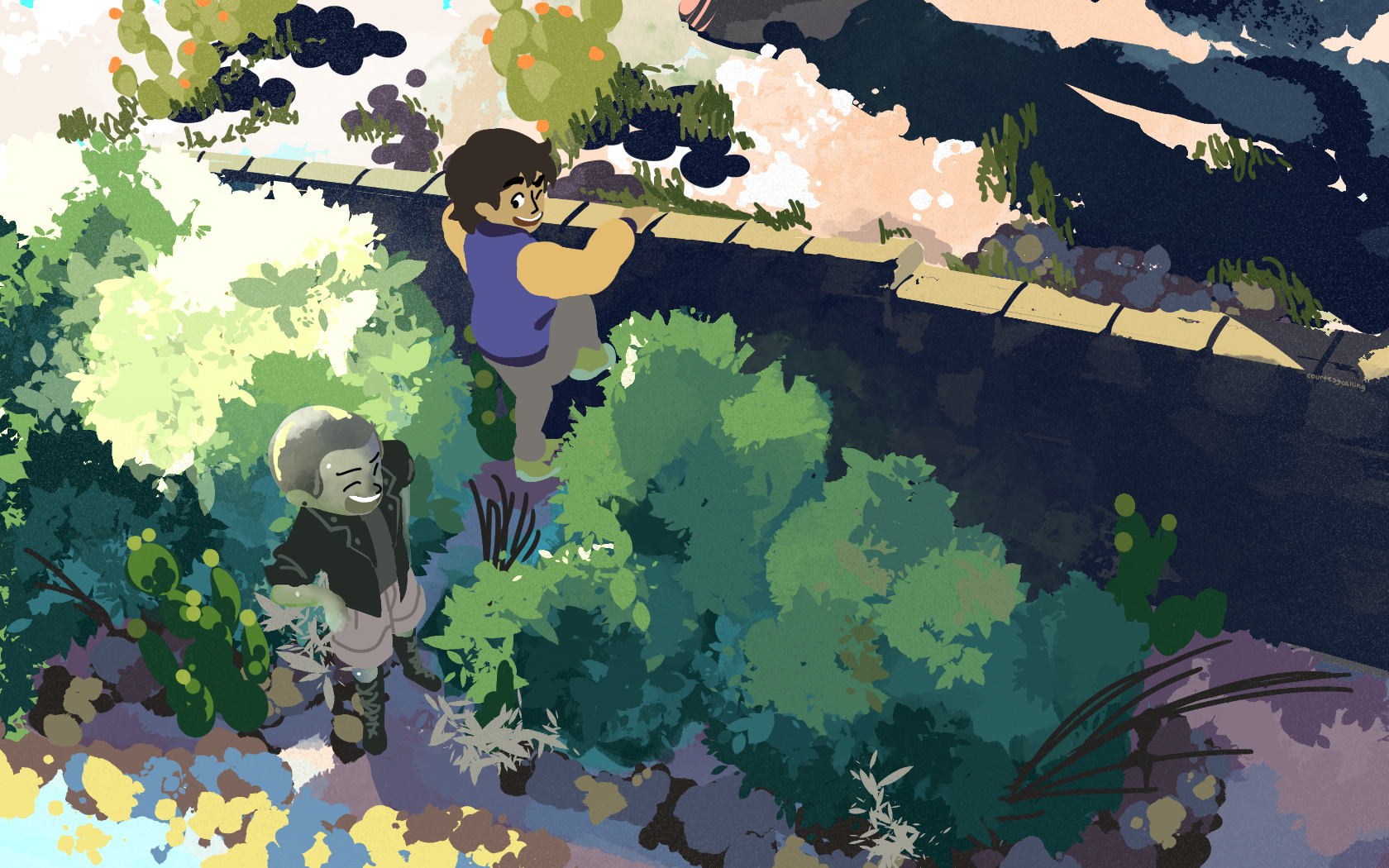 Jesse Cosay TV Show Infinity Train Art