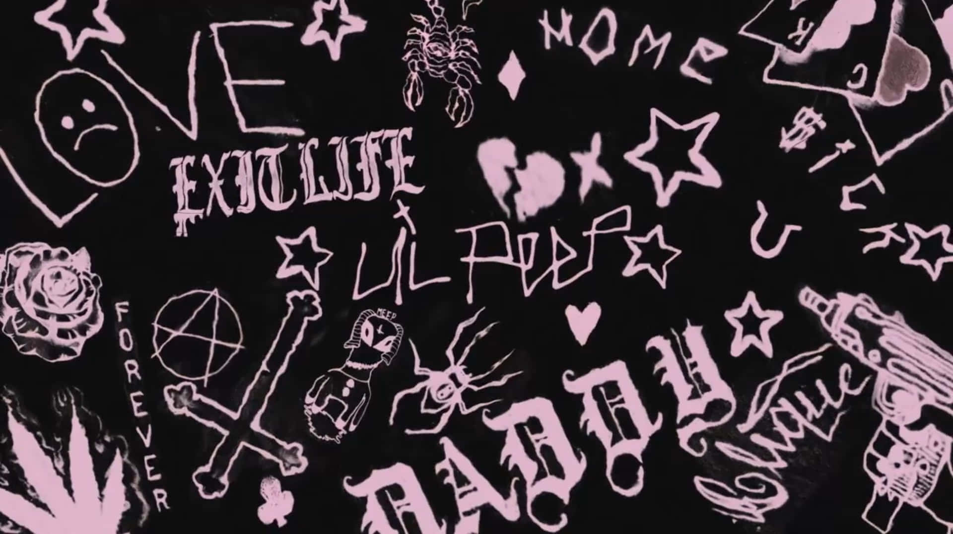 Pink Goth Aesthetic Wallpaper