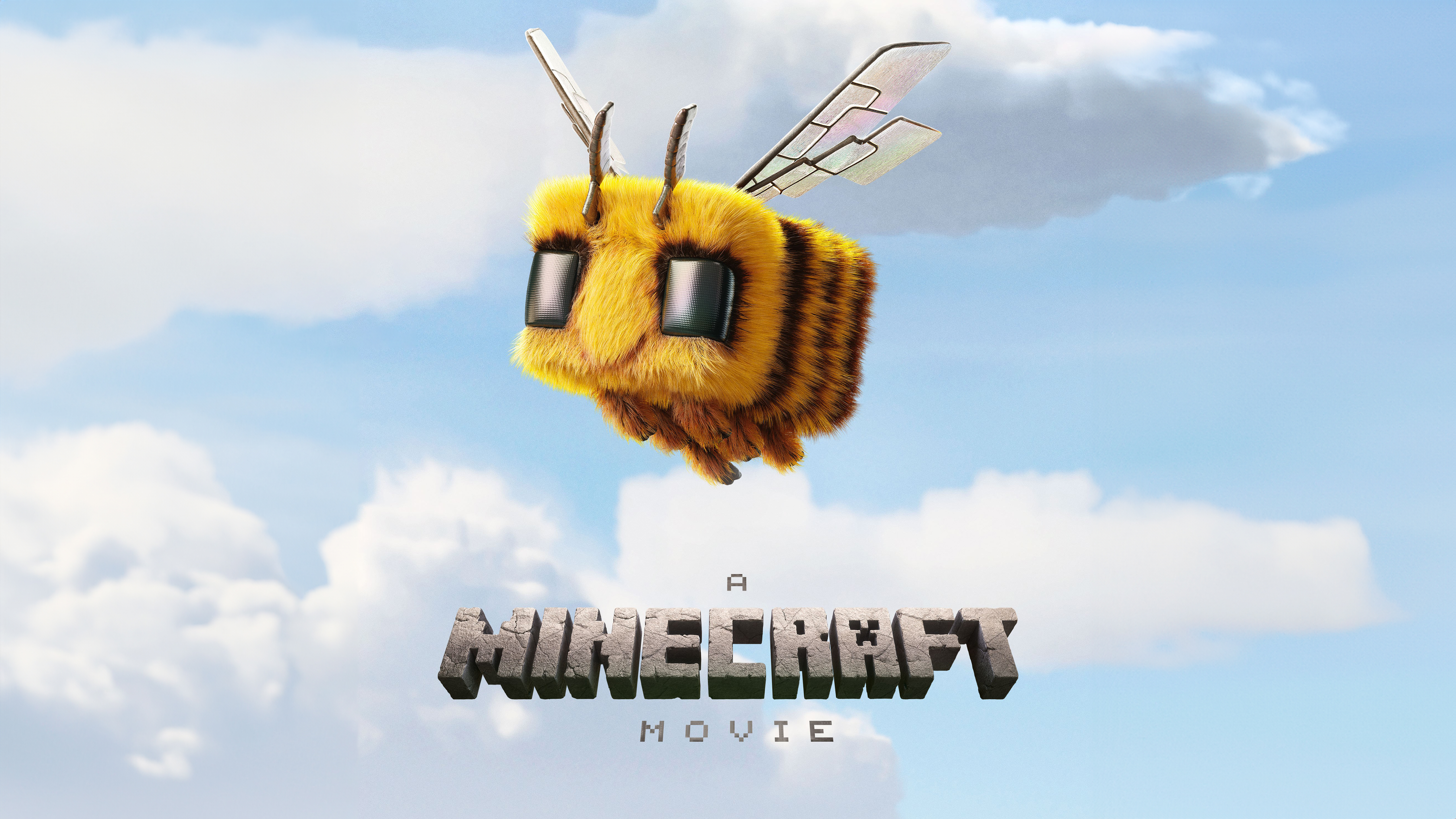 A Minecraft Movie Wallpaper 4K, Bee, 5K
