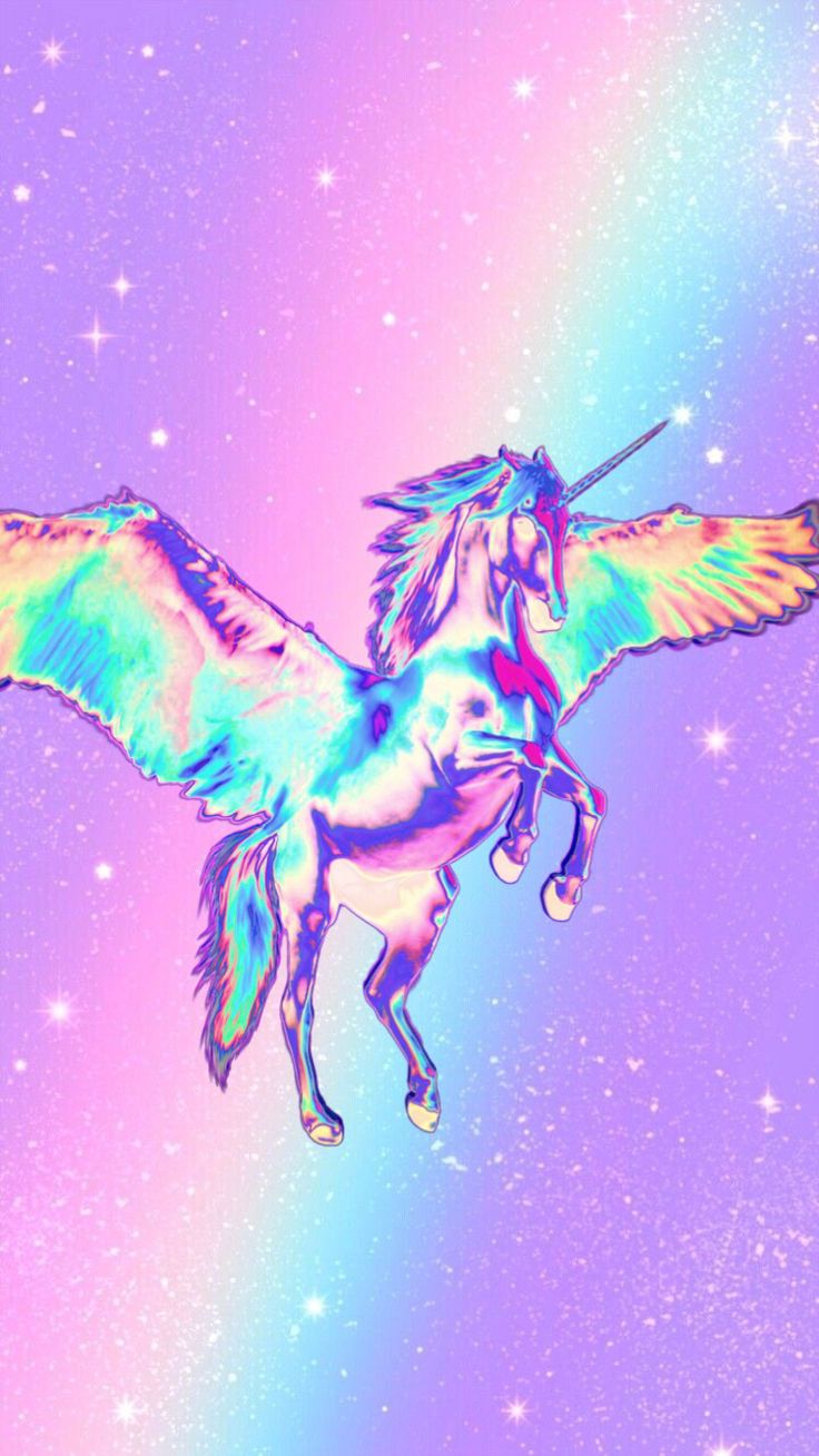 Rainbow alicorn
