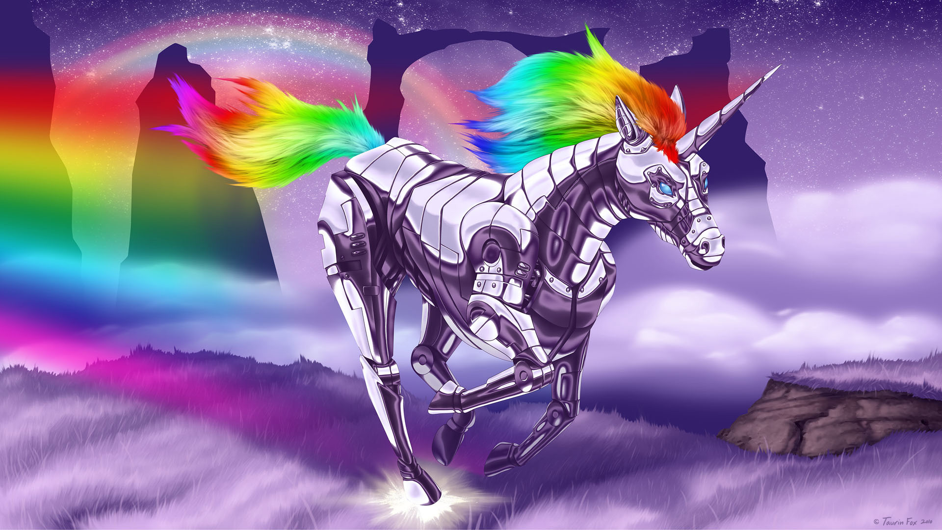 Funny Unicorn Wallpaper