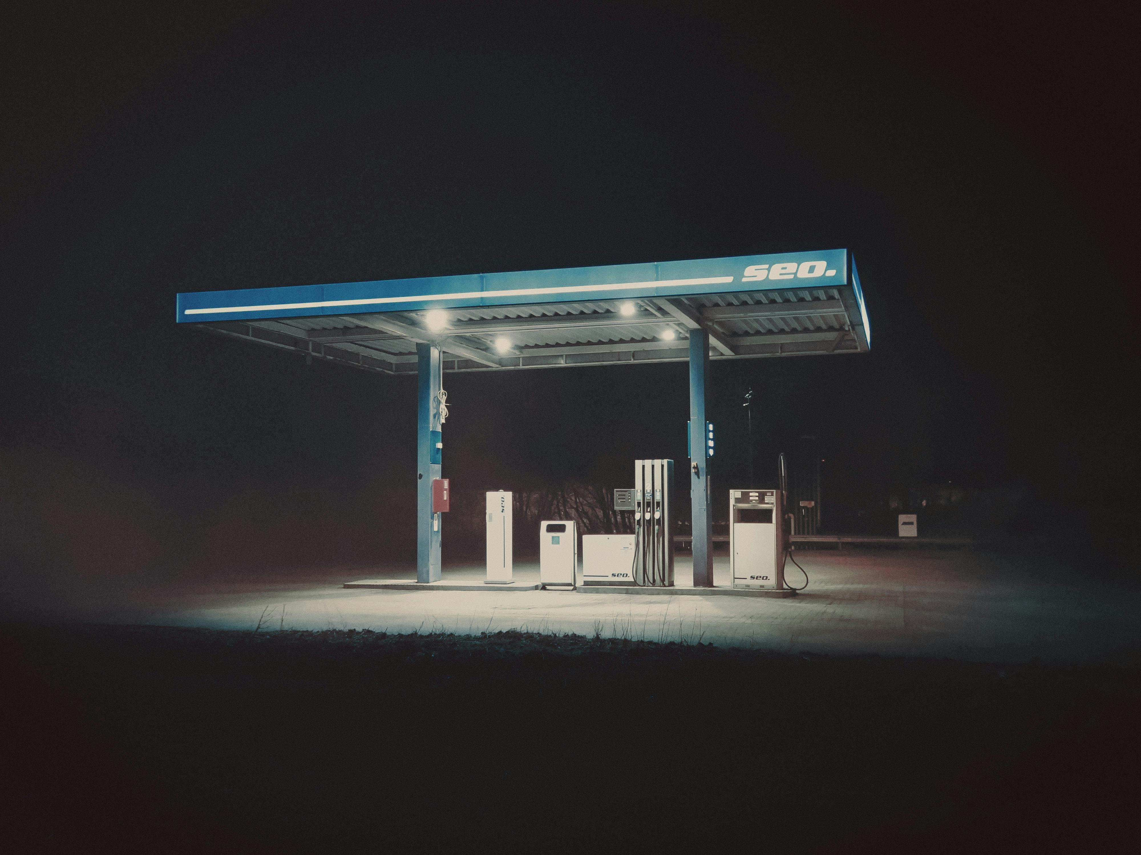 Old Gas Station Photo, Download