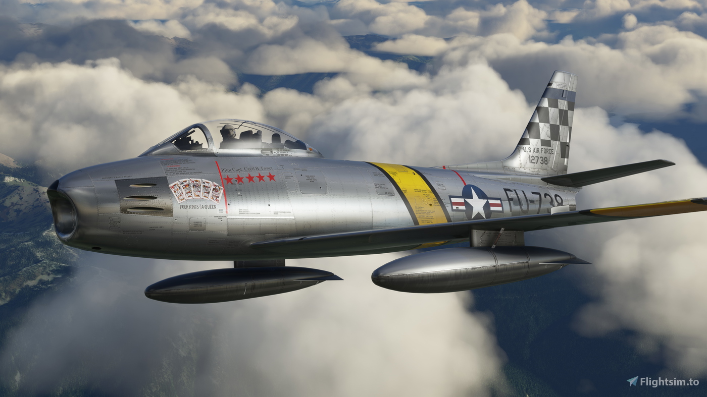 F 86 Sabre USAF 51st FIW FU 738