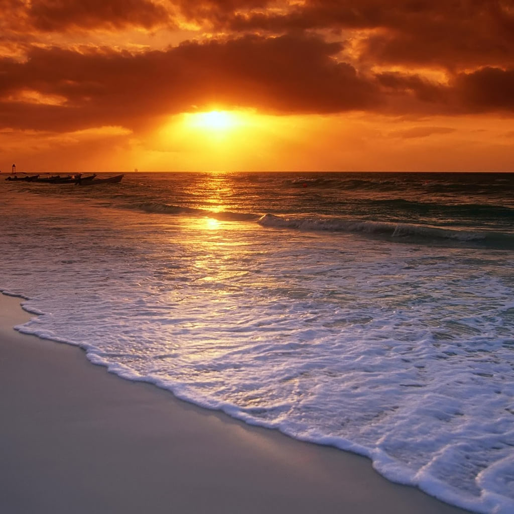 Good evening ocean side beach